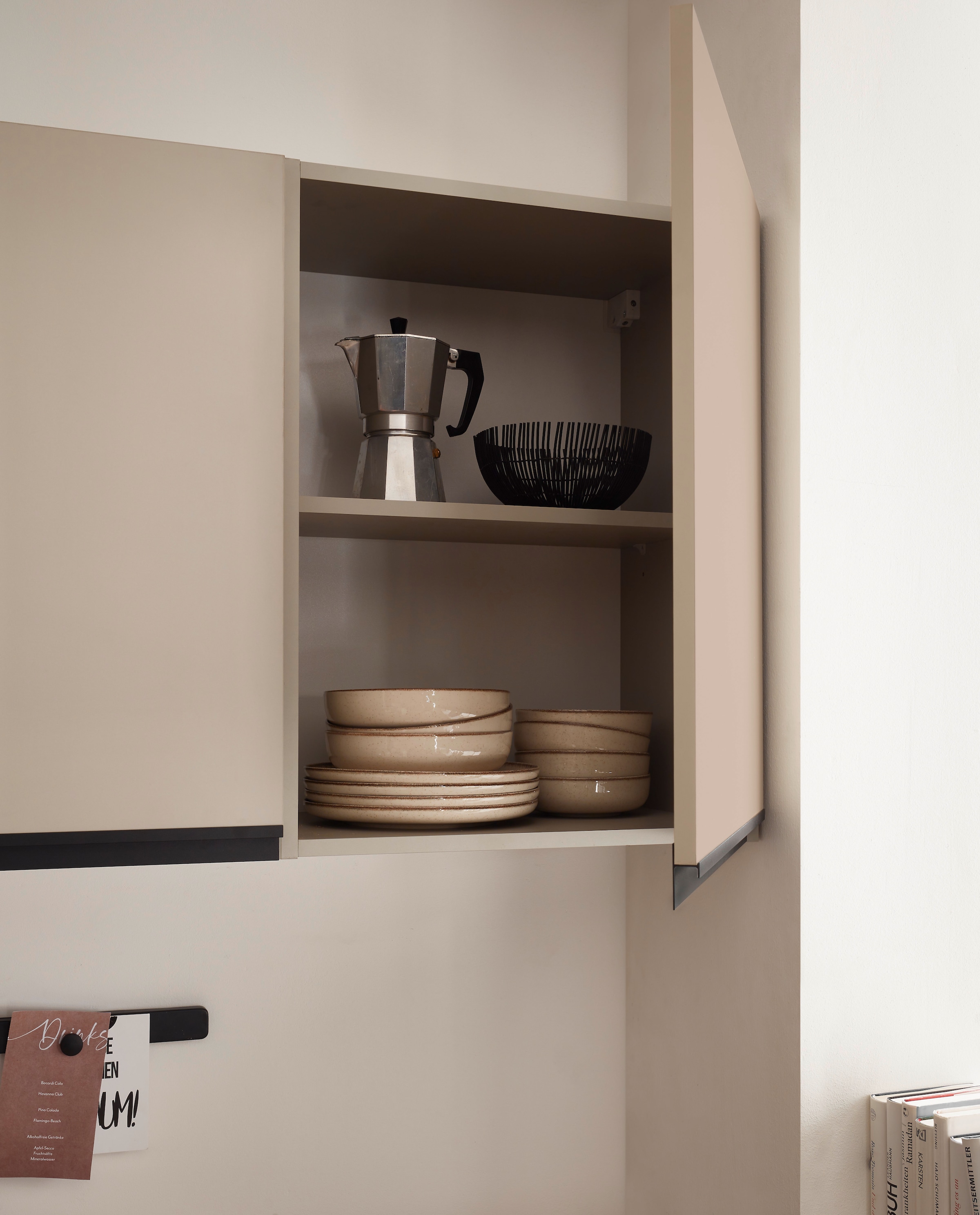 BASIC by Balculina Küchenzeile »Nizza B/H/T 220x211x60 cm« Breite 220 cm, wahlweise mit E-Geräten und Induktionskochfeld
