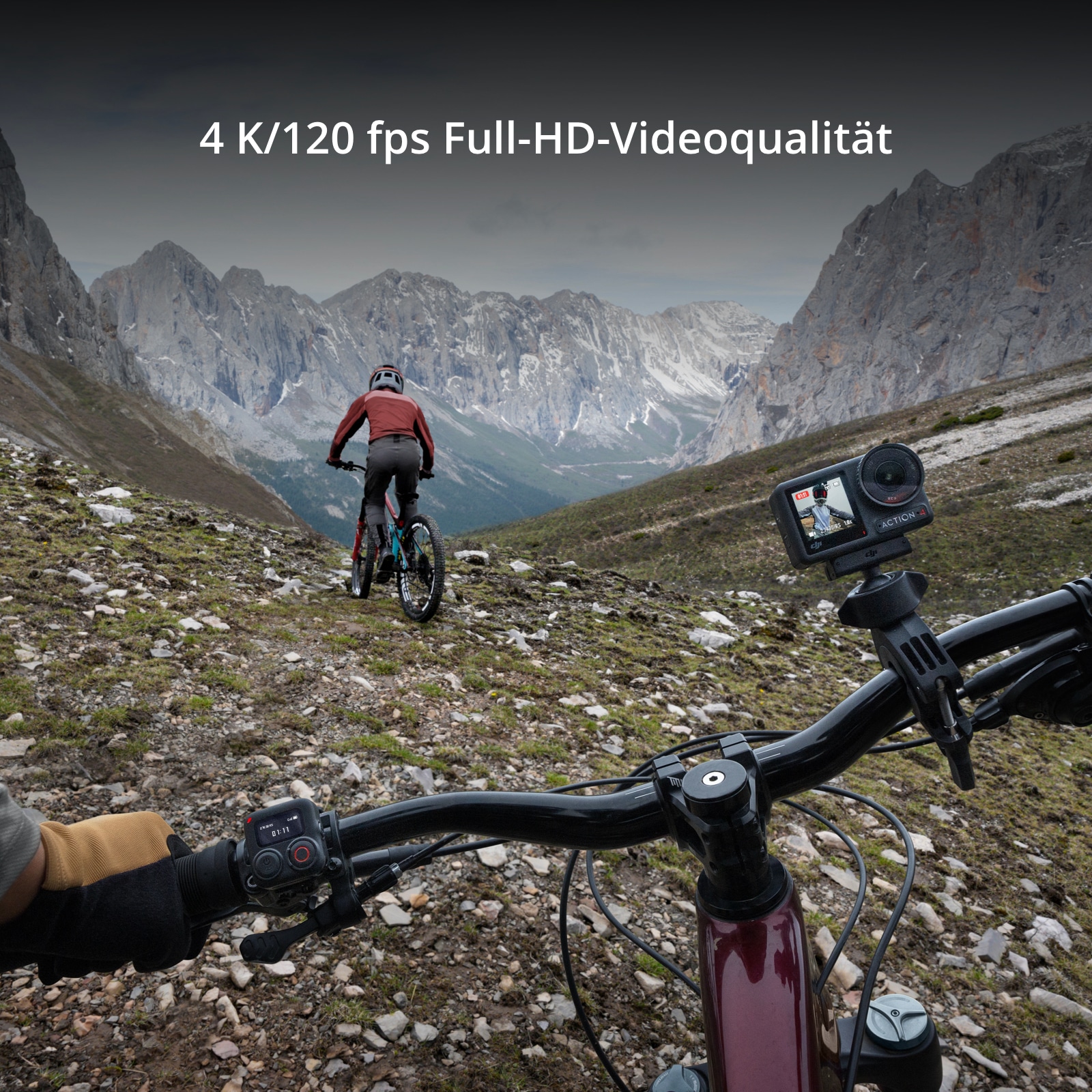 DJI Camcorder »Osmo Action 4 Standard Combo« 4K Ultra HD Bluetooth