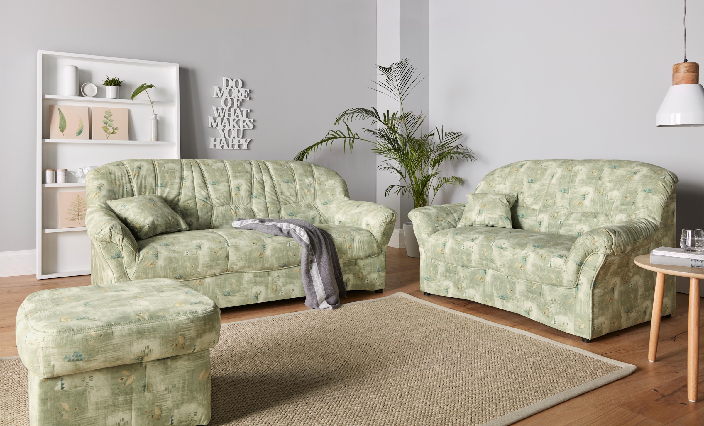 DOMO collection Polsterhocker »Bahia«, Belastbarkeit bis 140 kg pro Sitzfläche, mit praktischem Staufach