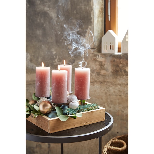 Kerzen, für »Weihnachtsdeko«, bestellen Adventsleuchter 4 als deco ideal (1 auf St.), Raten Creativ Adventsleuchter