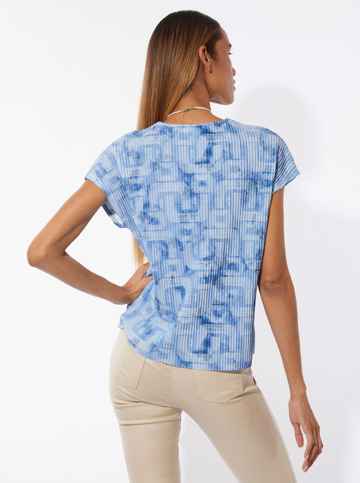 creation L Kurzarmshirt »Plissee-Shirt« 1 tlg.