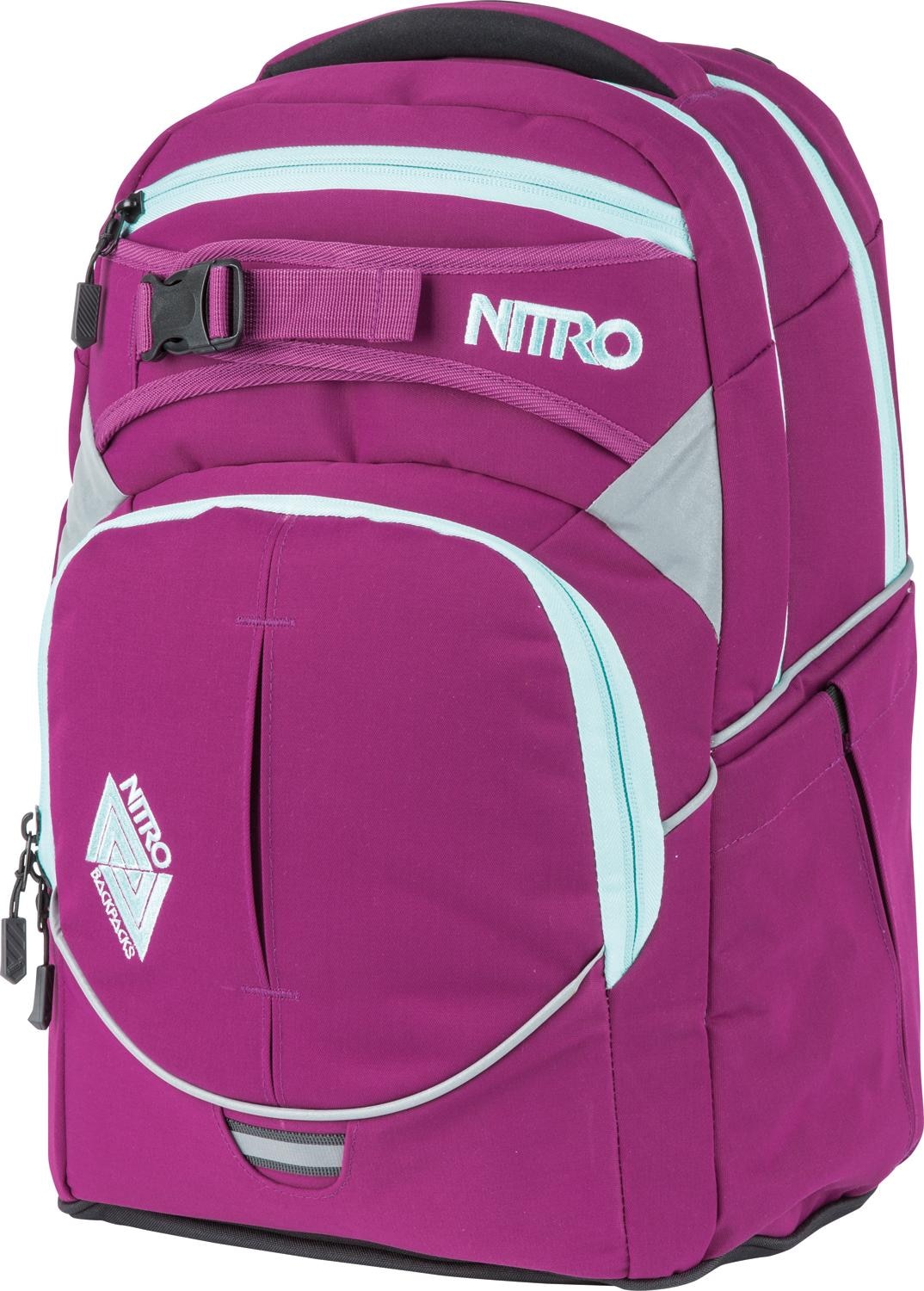 NITRO Schulrucksack »Superhero, Grateful Pink«, Reflektoren bei ♕