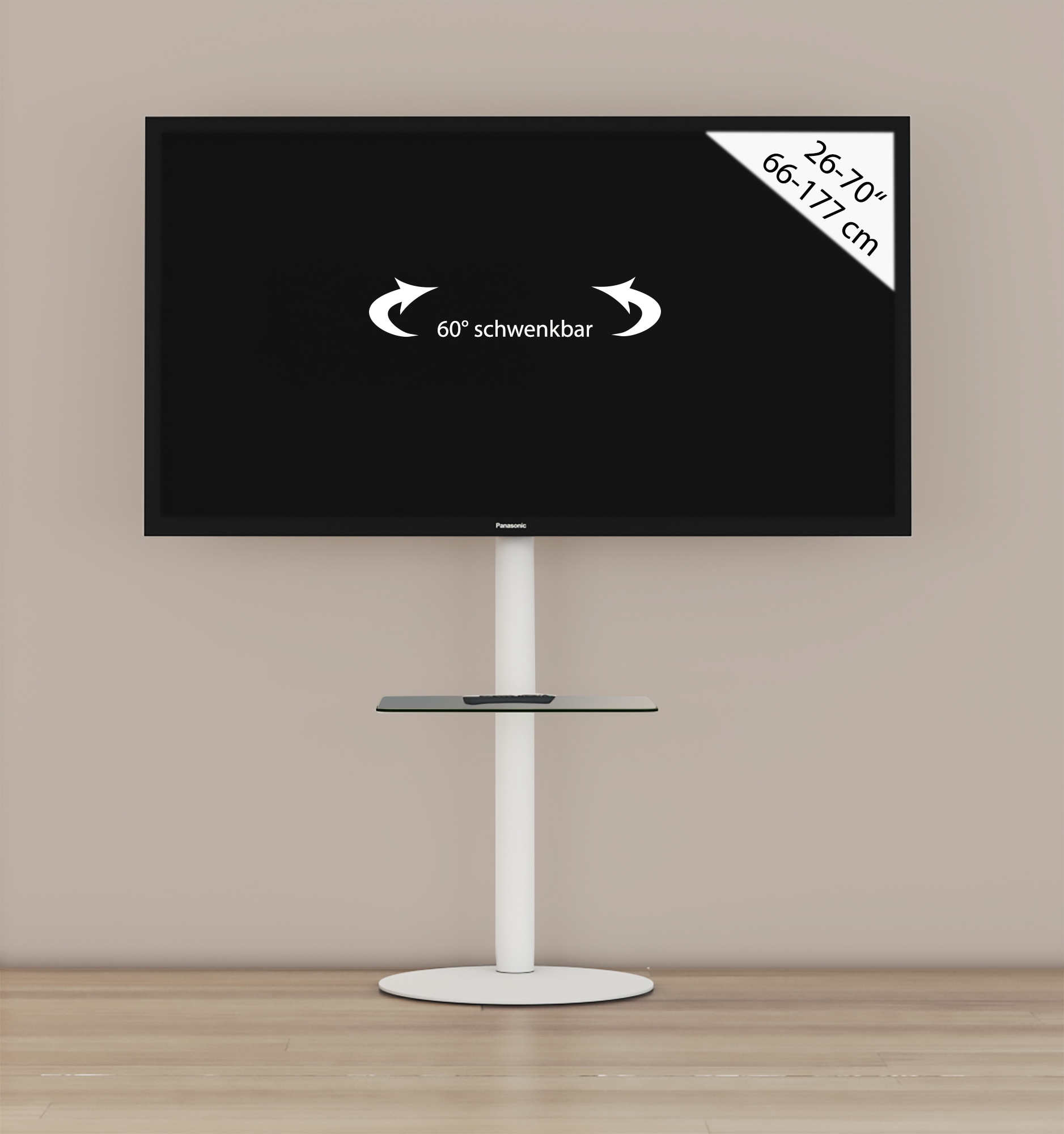 VCM Wohnzimmertisch »Design Premium TV Standfuß Rack Fernseh Cirla ZW«
