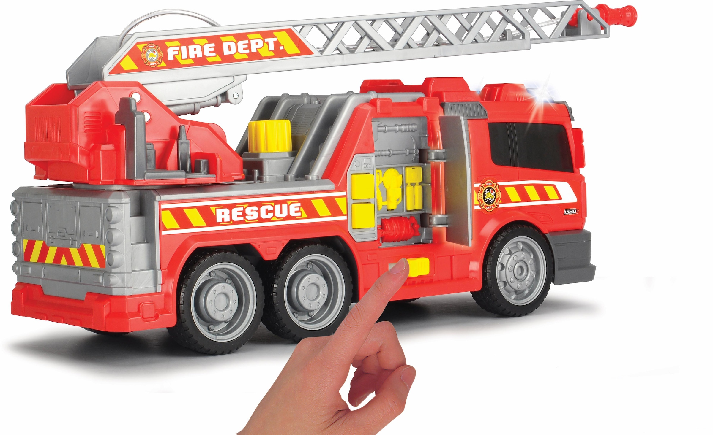 Dickie Toys Spielzeug-Feuerwehr »Fire Fighter - Feuerwehrauto«, mit  Wasserspritze bei