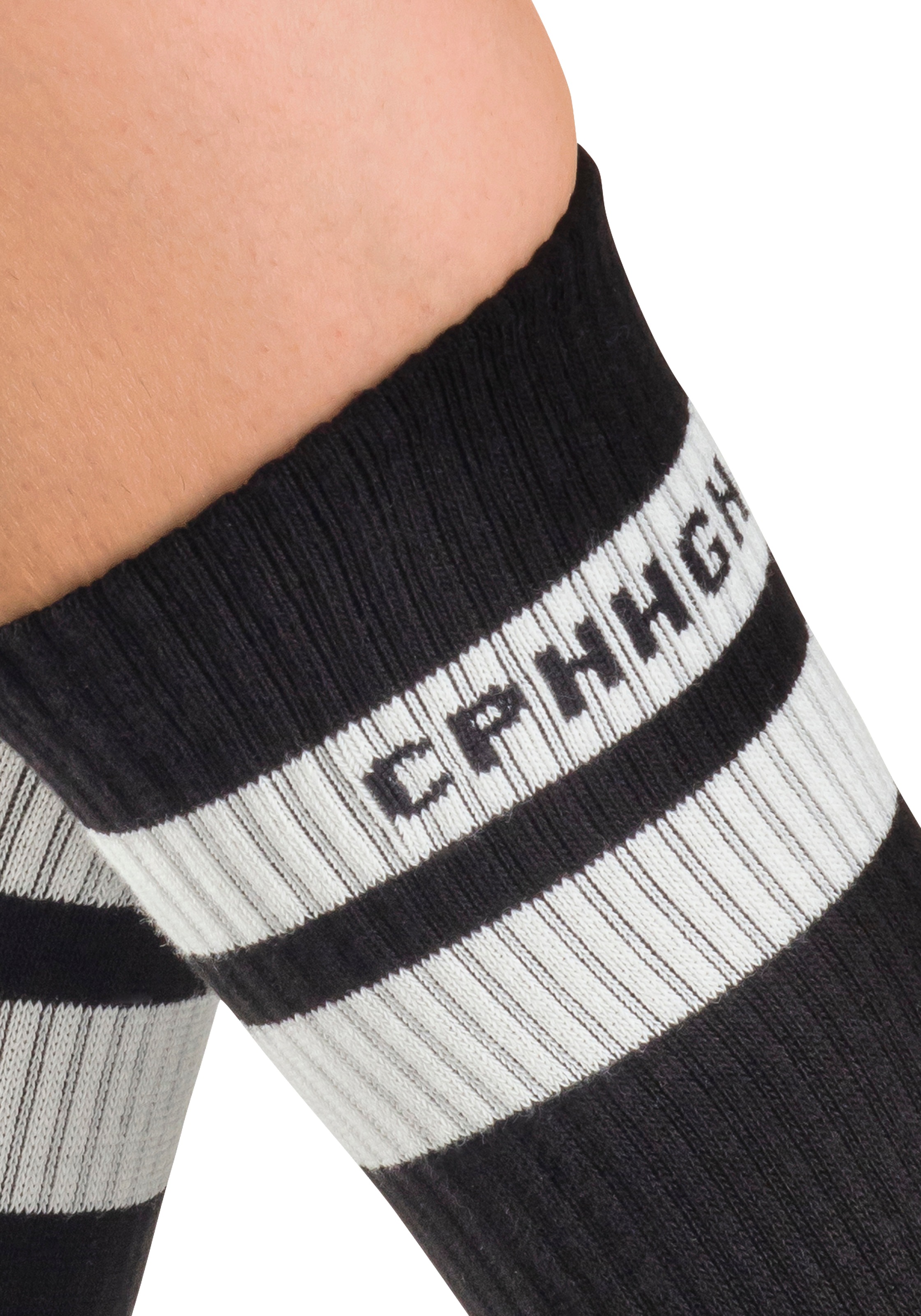 Copenhagen Studios Tennissocken, (Packung, 3 Paar), mit Streifendesign und Vollfrottee