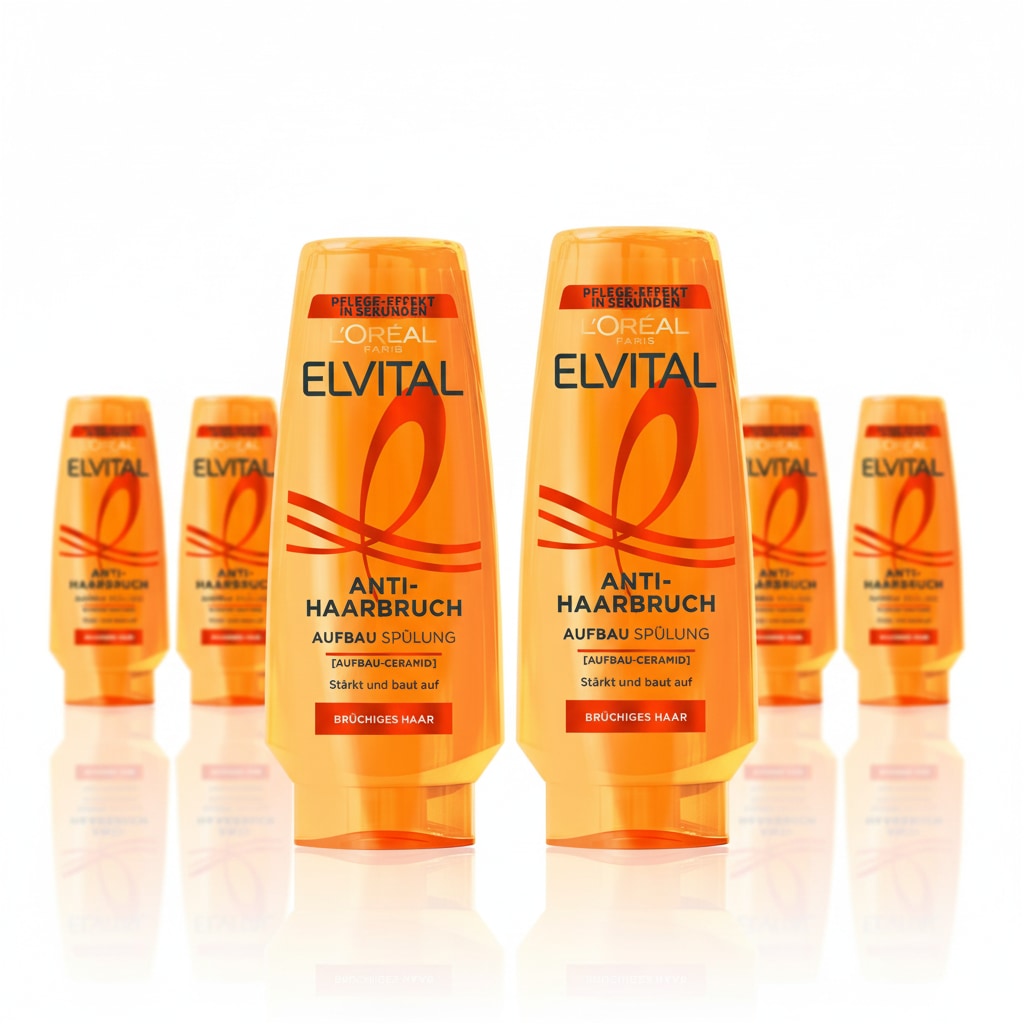 L'ORÉAL PARIS Haarspülung »ELVITAL ANTI-HAARBRUCH« Repariert strapazierte, trockene und brüchige Haare, verleiht Glanz.