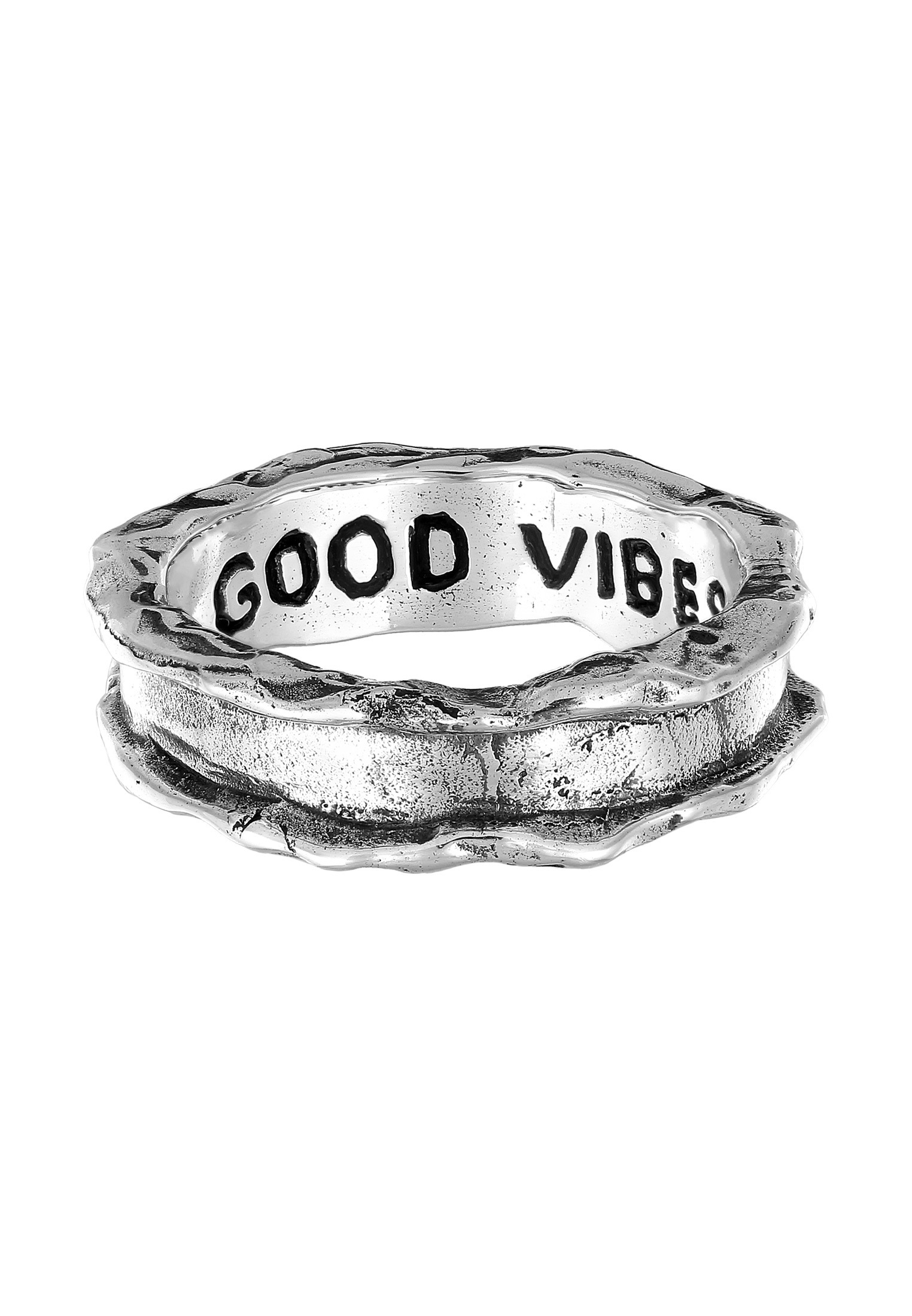 HAZE & GLORY Silberring »Ring Herren - Good Vibes Only 925 Silber«
