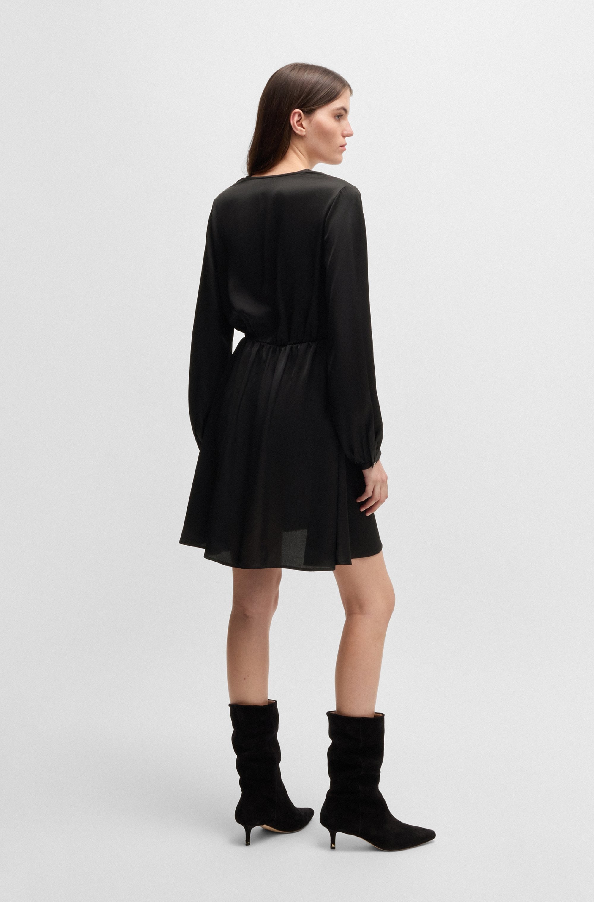 BOSS ORANGE Blusenkleid »Doria Premium Damenmode«, in A-Linien Form