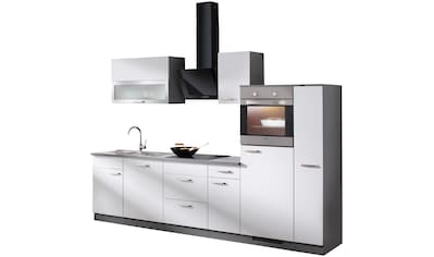 wiho Küchen Küchenzeile »Michigan«, mit E-Geräten, Gesamtbreite 300 cm kaufen