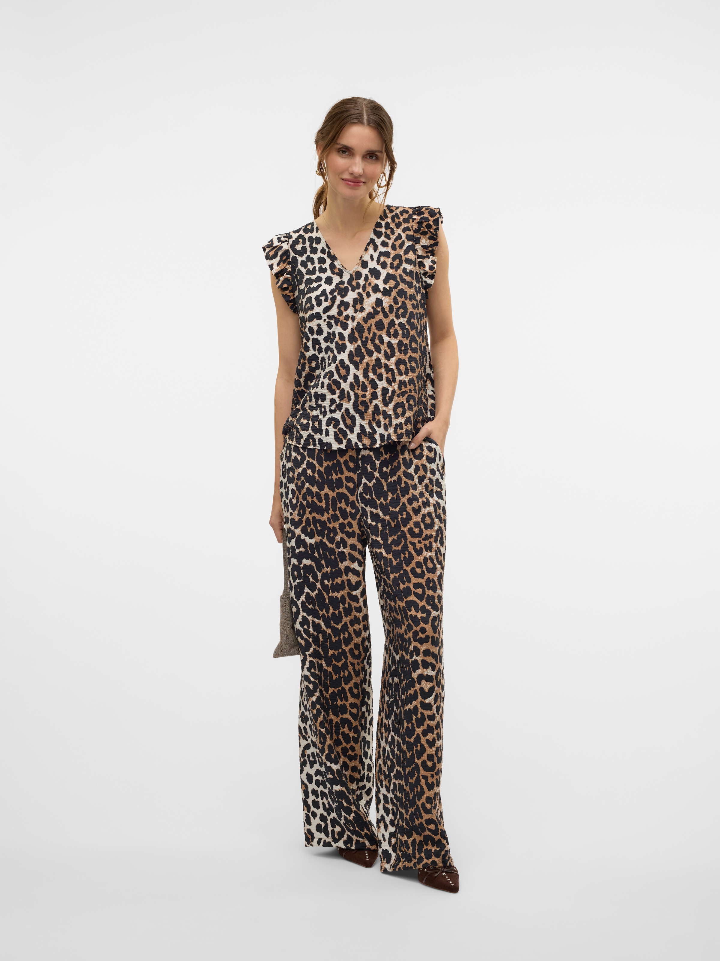 Vero Moda Schlupfhose »VMJOSIE HW WIDE PANT WVN GA NOOS«