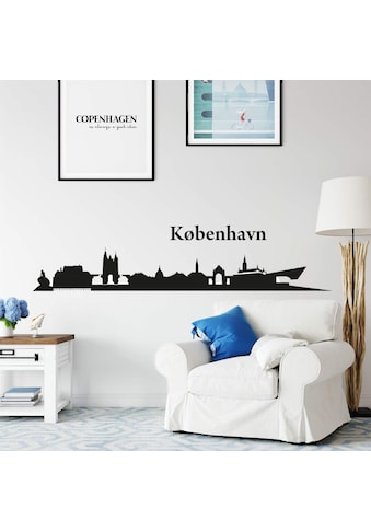 Wall-Art Wandtattoo »Stadt Skyline Kopenhagen 120cm«, (1 St.) kaufen