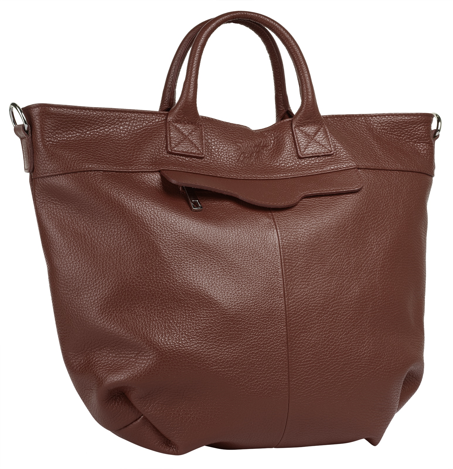 Samantha Look Henkeltasche, echt Leder, Made in Italy