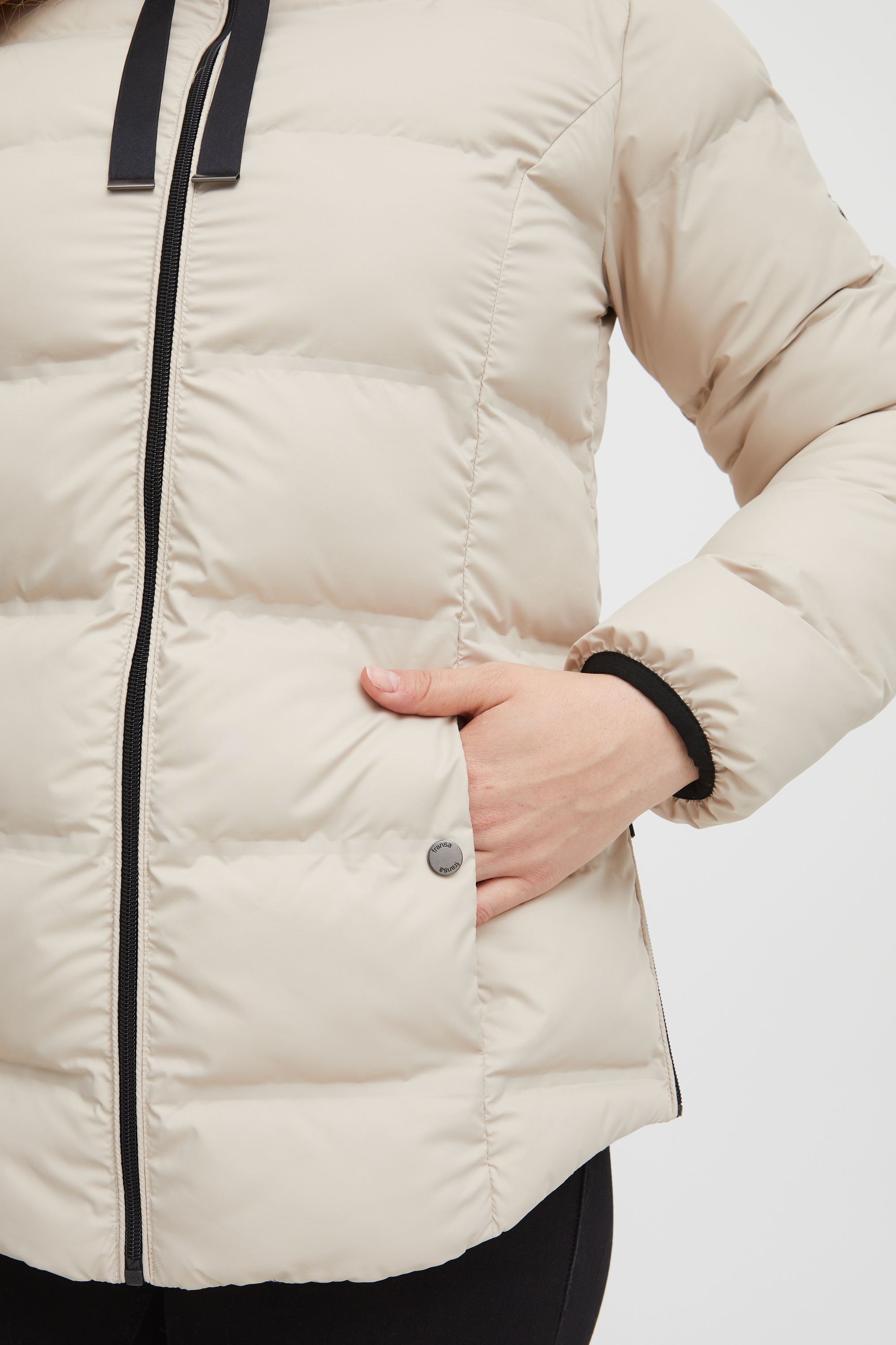 fransa Steppjacke »Steppjacke FRBafab«, mit Kapuze