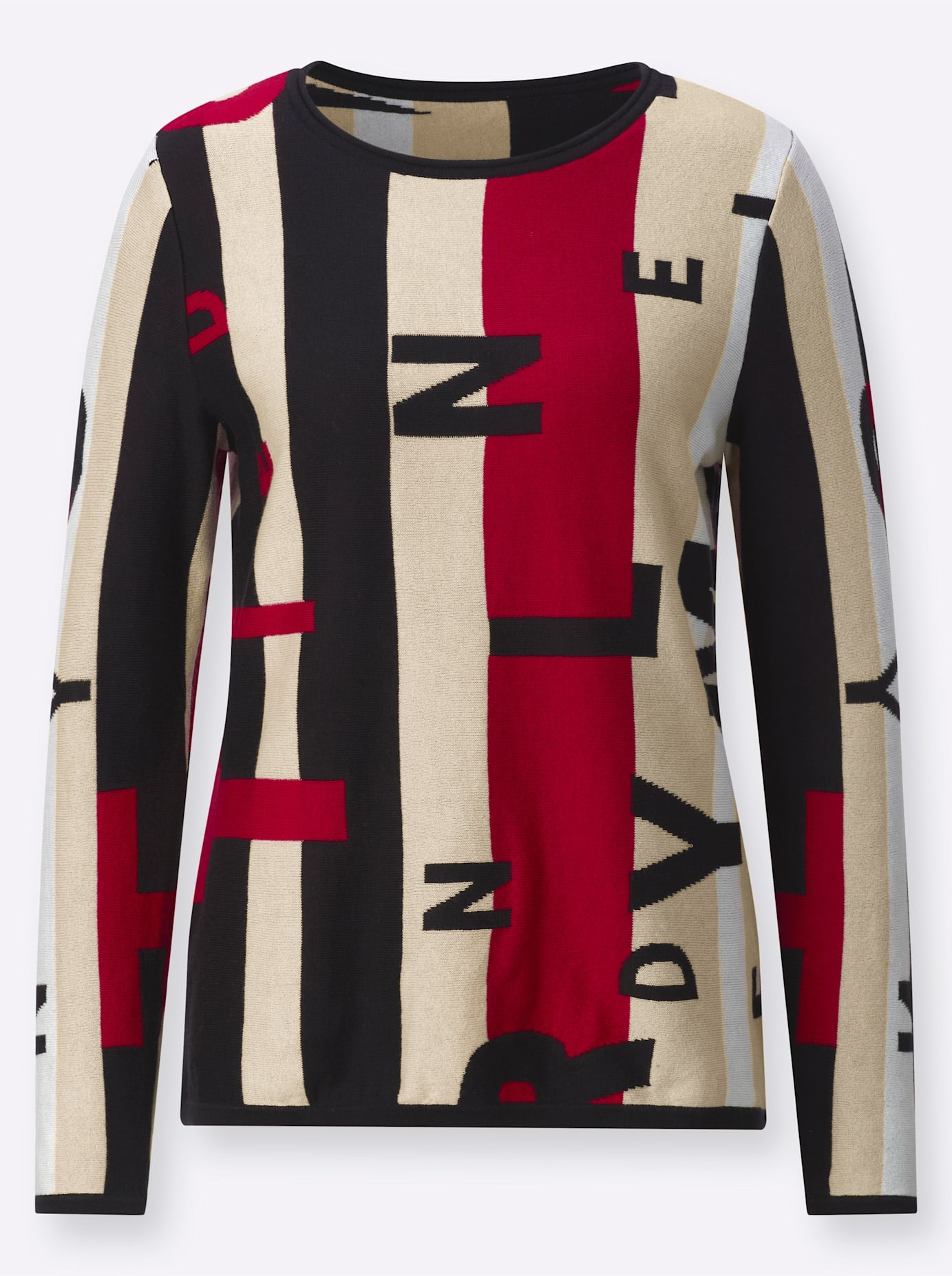 Inspirationen Strickpullover »Jacquard-Pullover«