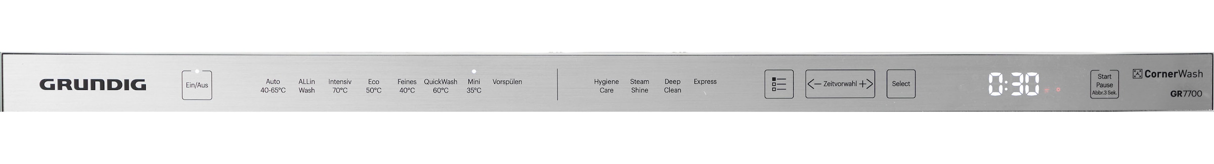 Grundig vollintegrierbarer Geschirrspüler »GTVP4540B 7612101671«, 16 Maßgedecke, XXL-Geschirrspüler, hocheinbaufähig