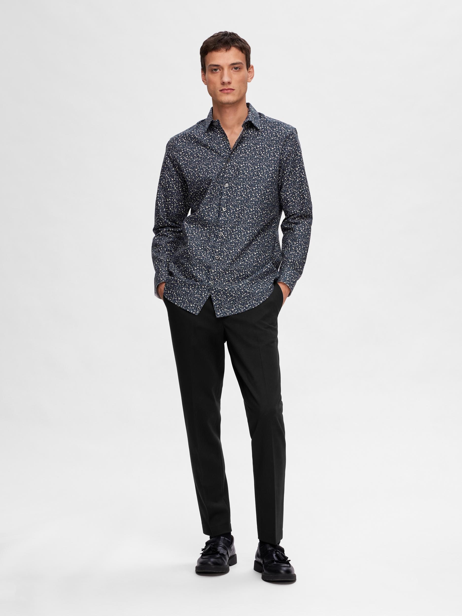 SELECTED HOMME Langarmhemd »SLHSLIMSOHO-DETAIL SHIRT LS NOOS«