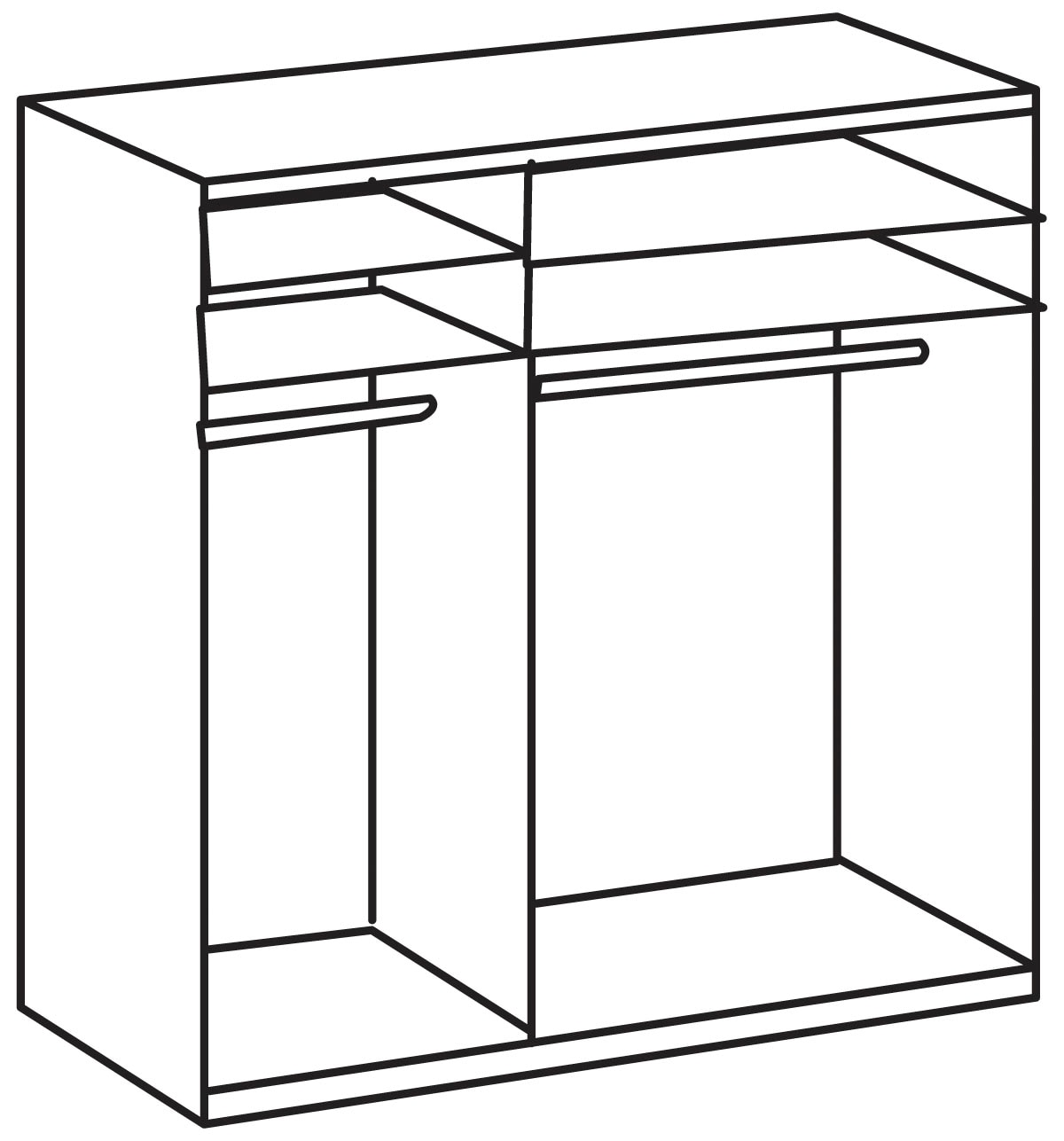 Wimex Kleiderschrank »Level by fresh to go«, ohne Schubladen