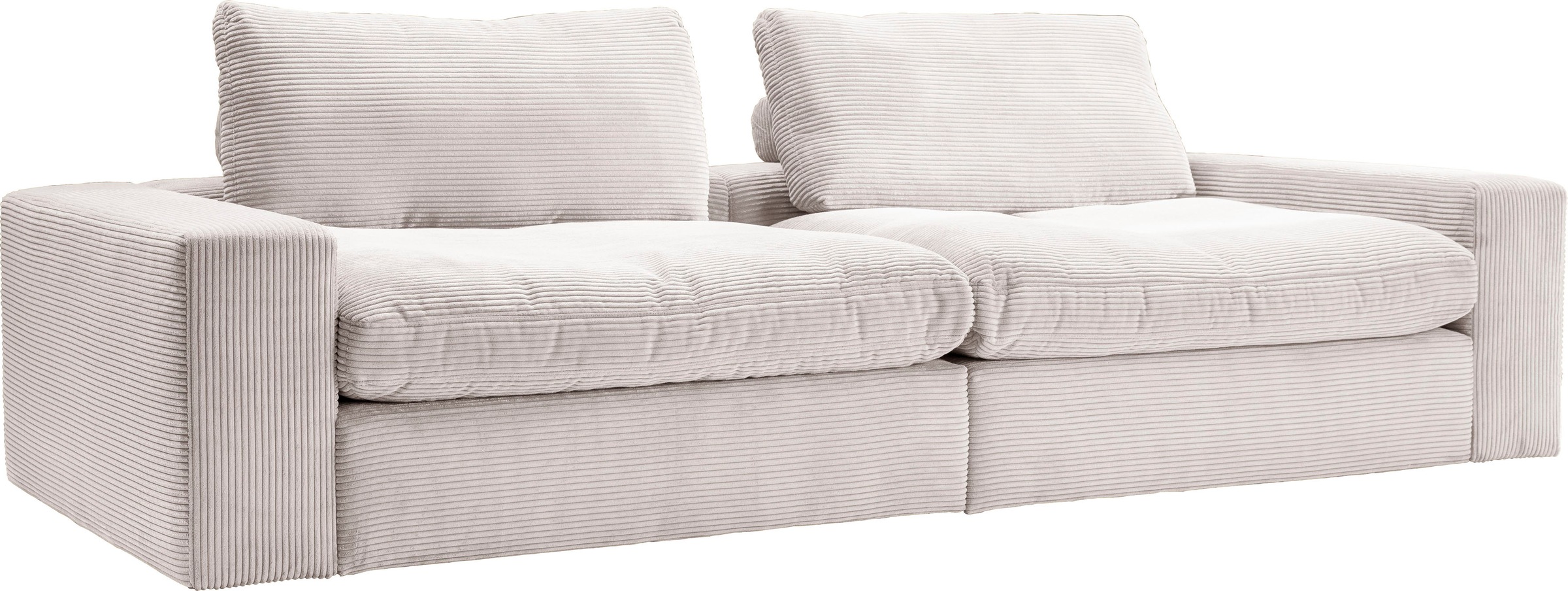 alina Big-Sofa »Sandy«, mit losen Sitz und Rückenkissen, in modernem Cordstoff