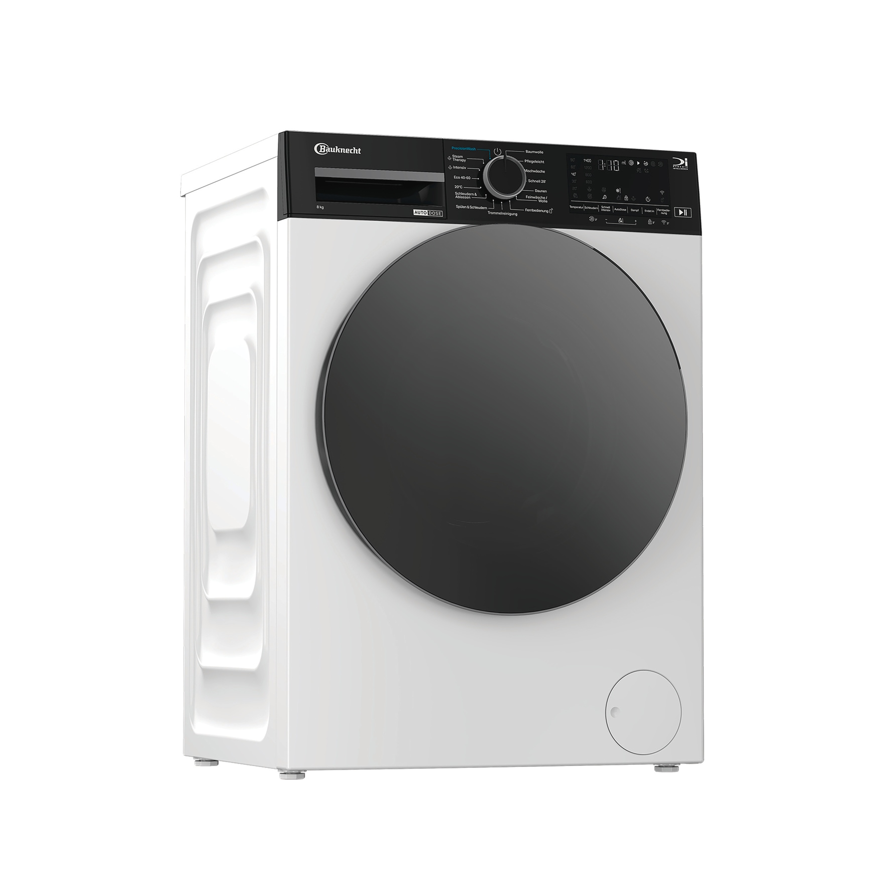 BAUKNECHT Waschmaschine »B WM 8A9 BC« 8 kg 1400 U/min Smart dosieren, perfekt waschen – kein Waschmittel verschwenden