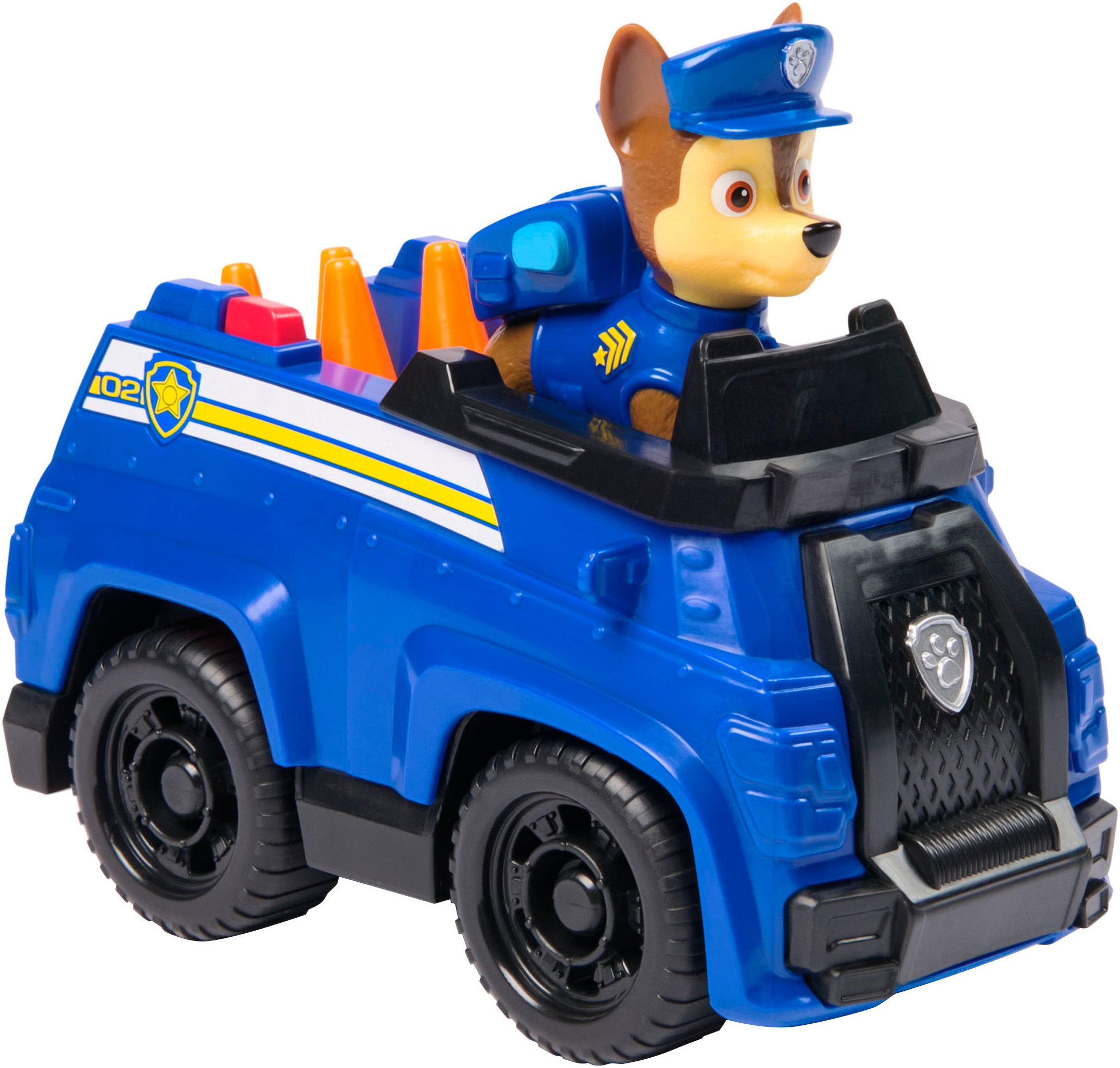 Spin Master Spielzeug-Auto »PAW Patrol, Sust. Basic Vehicle Chase«, zum Teil aus recycelten Material