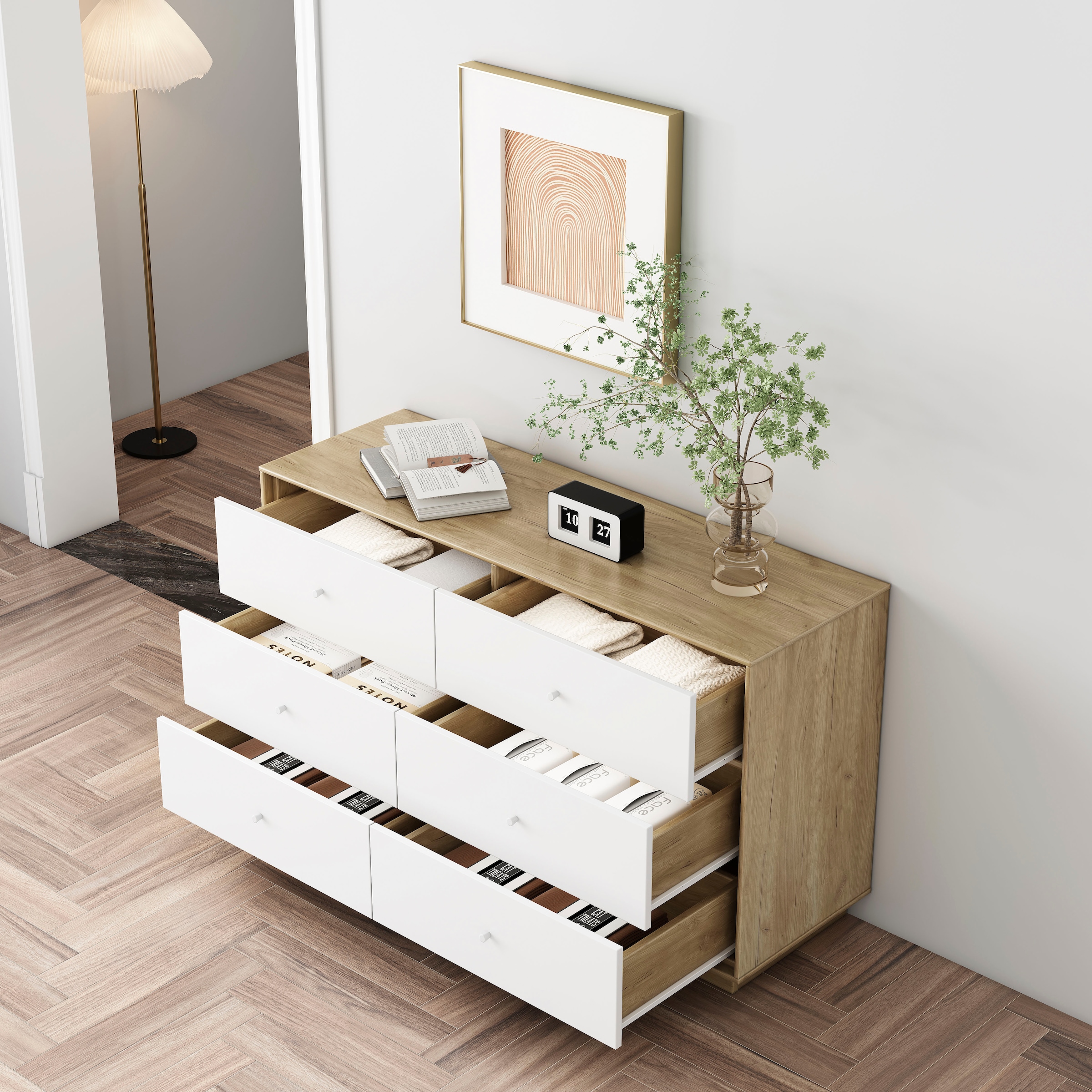 OTTO home Kommode »Blaire« kratzfeste Melaminoberfläche, ABS-Kanten und FSC-zertifiziertem Holz