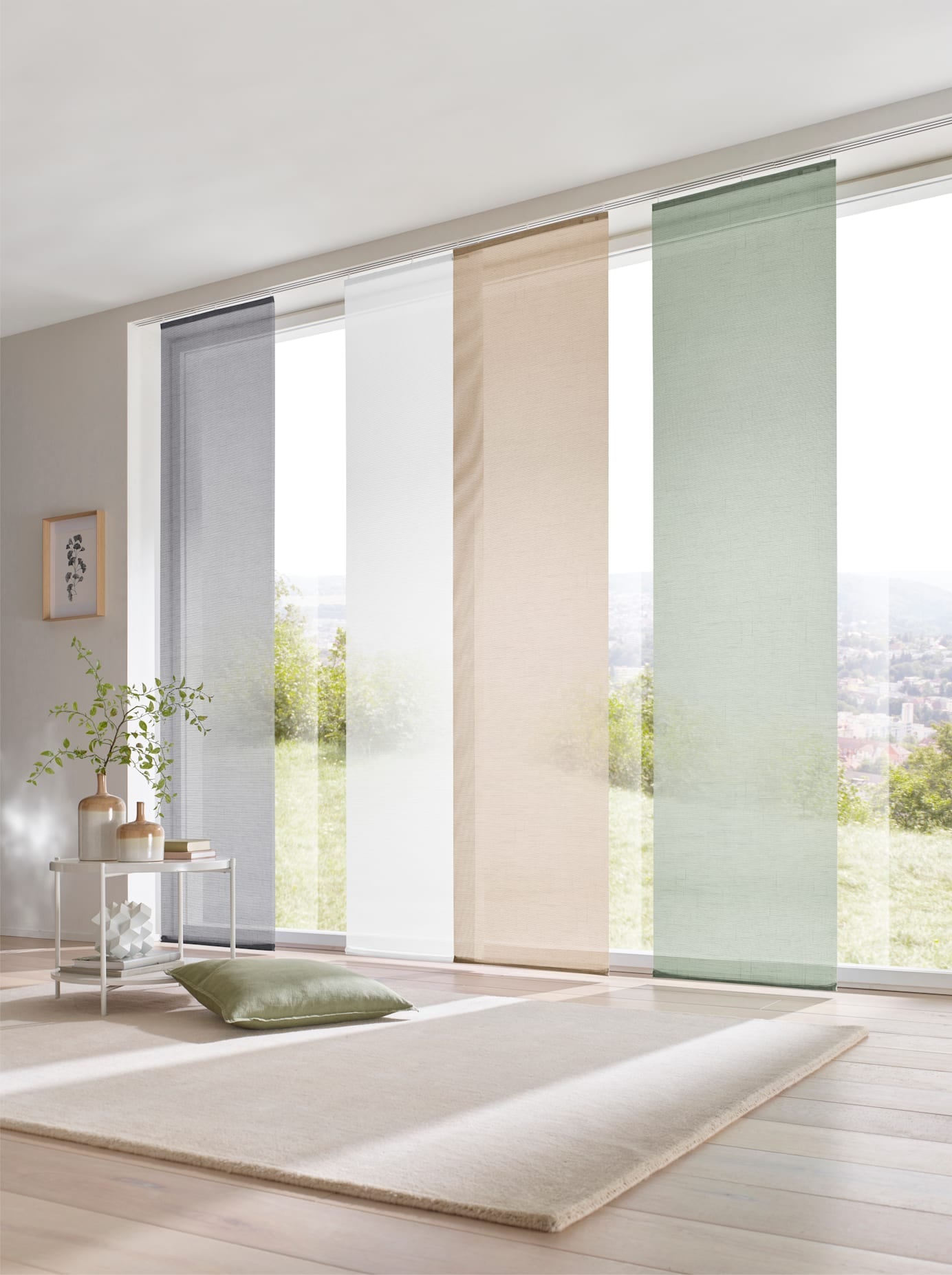 heine home Schiebegardine Klettschiene 1 Stk. tlg.