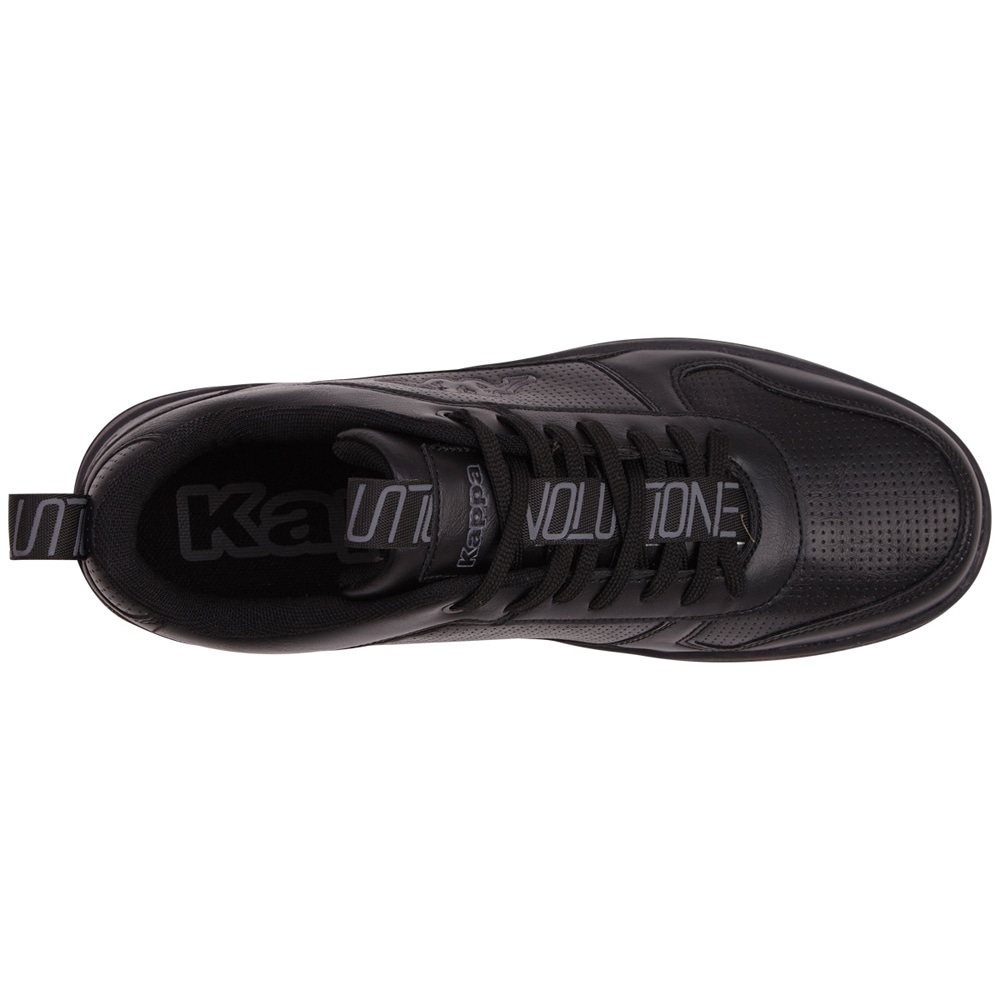 Kappa Sneaker, - mit bei & ♕ Evolution Fersenloops Ambigramm auf Zungen