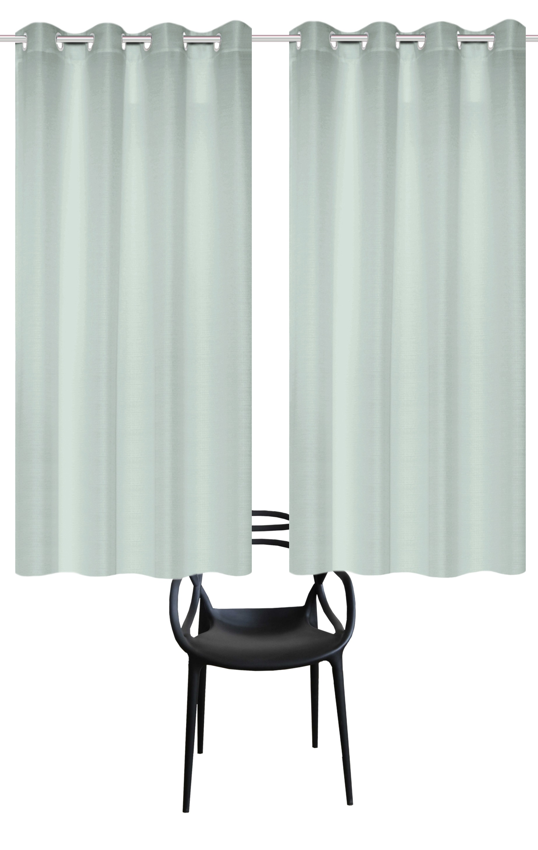 Home Basics Vorhang »BENOGA 2er SET« Ösen 2 Stk. tlg. SET, Ösenschal, Uni, Dekostruktur