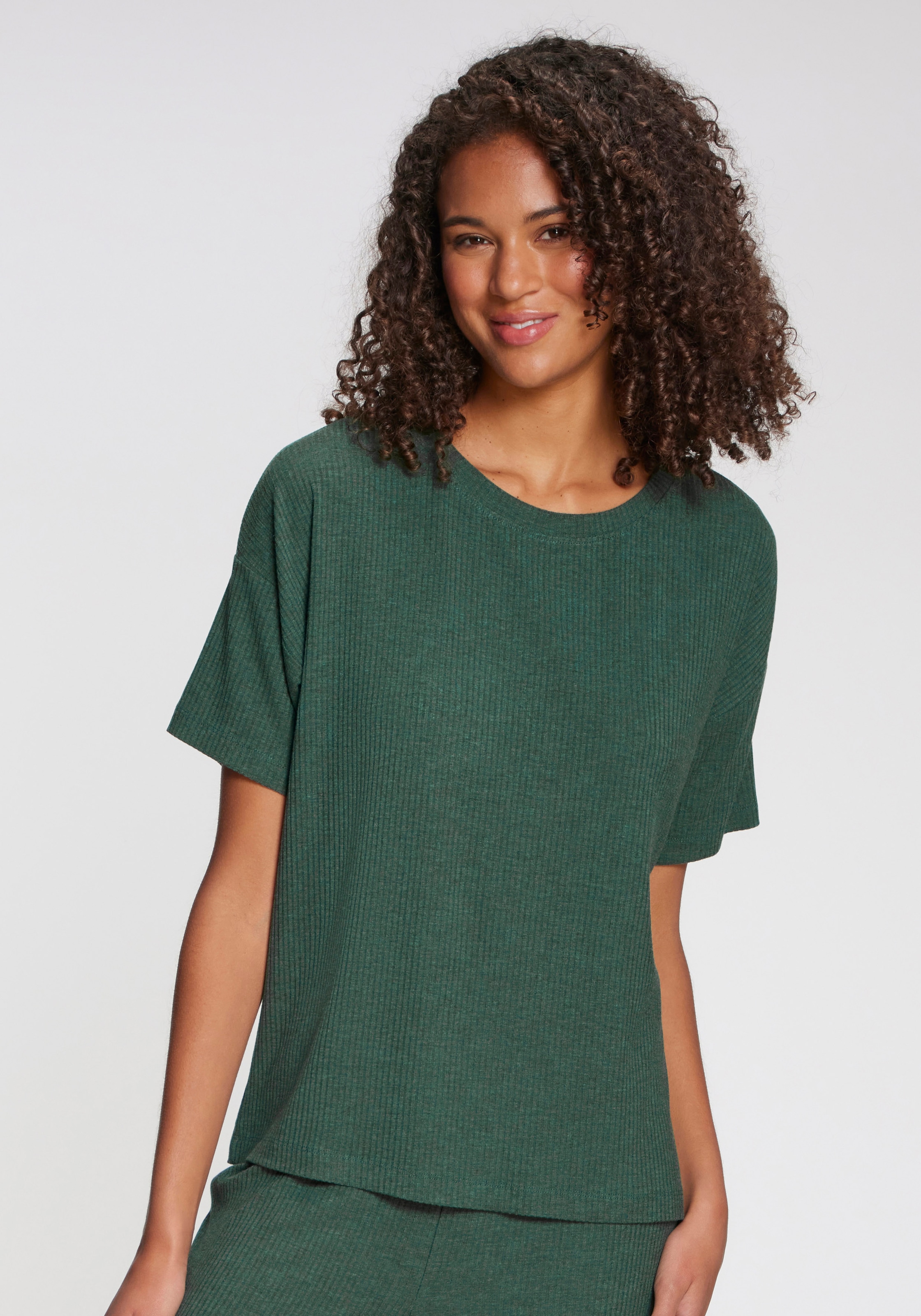 s.Oliver T-Shirt, Aus weicher Rippqualität