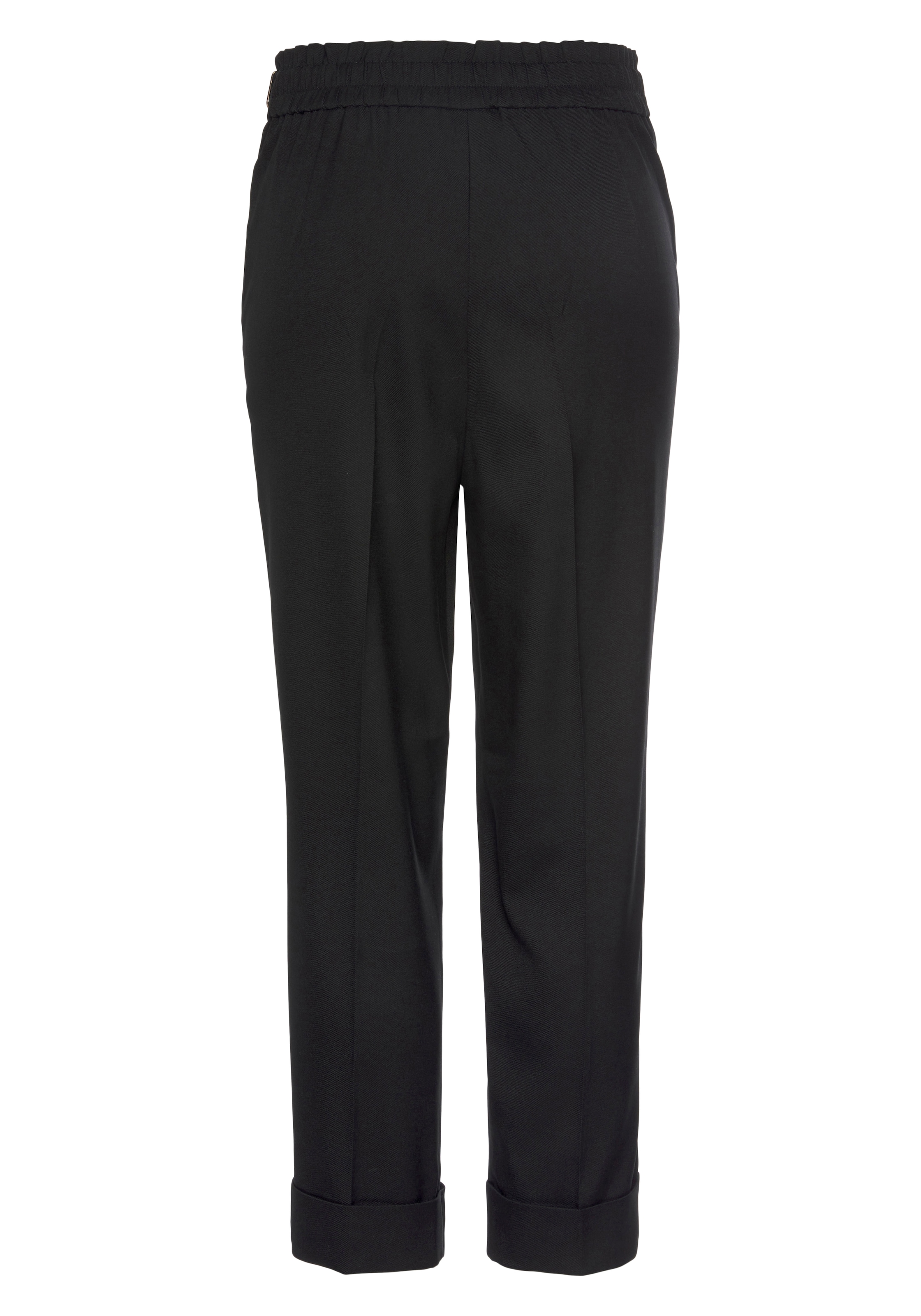 LASCANA Schlupfhose, mit gekrempeltem Hosensaum, elegante Anzughose, Business-Look