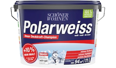 SCHÖNER WOHNEN-Kollektion Wand- und Deckenfarbe »Polarweiss«, 10 l oder Aktionsgebinde... kaufen