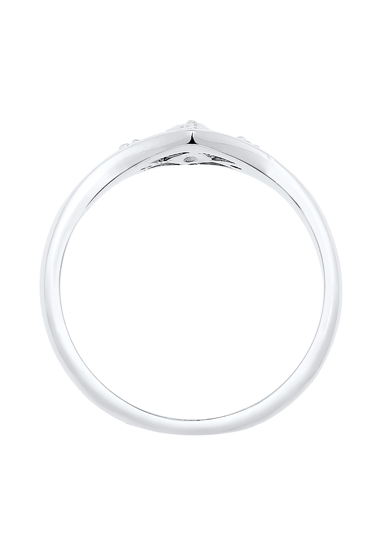 Elli Verlobungsring »Ring Zirkonia Weiß 925 Sterling Silber«
