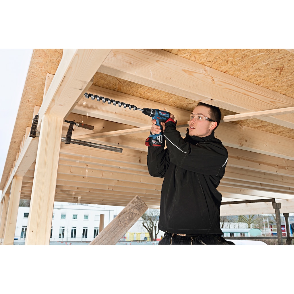 Bosch Professional Akku-Schrauber »GSR 18V-28 Professional«, (Set), mit 2x4,0 Ah Akkus und Ladegerät