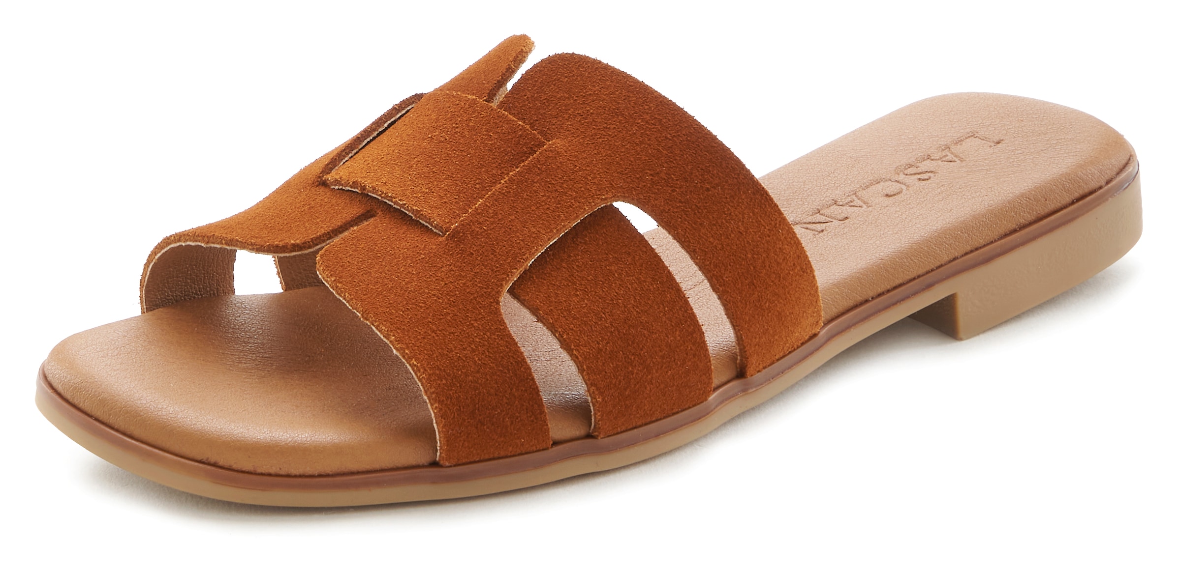 LASCANA Pantolette »Mule, Sandale, offener Schuh«, aus hochwertigem Leder