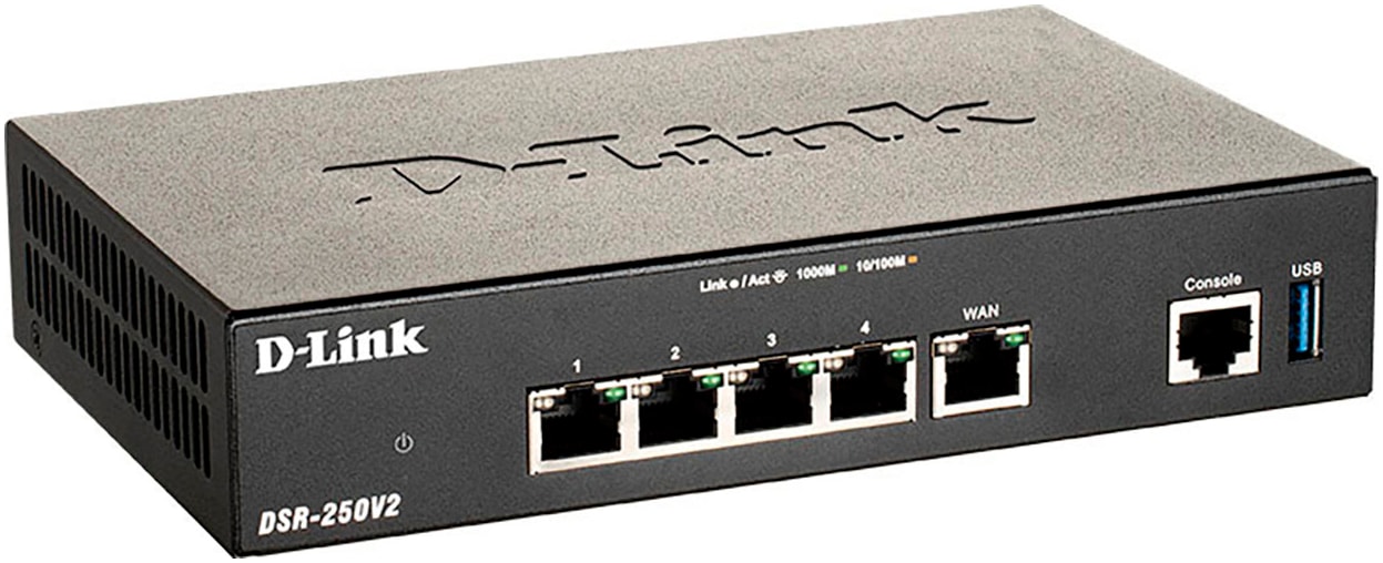 D-Link LAN-Router »DSR-250V2/E VPN Security Router«