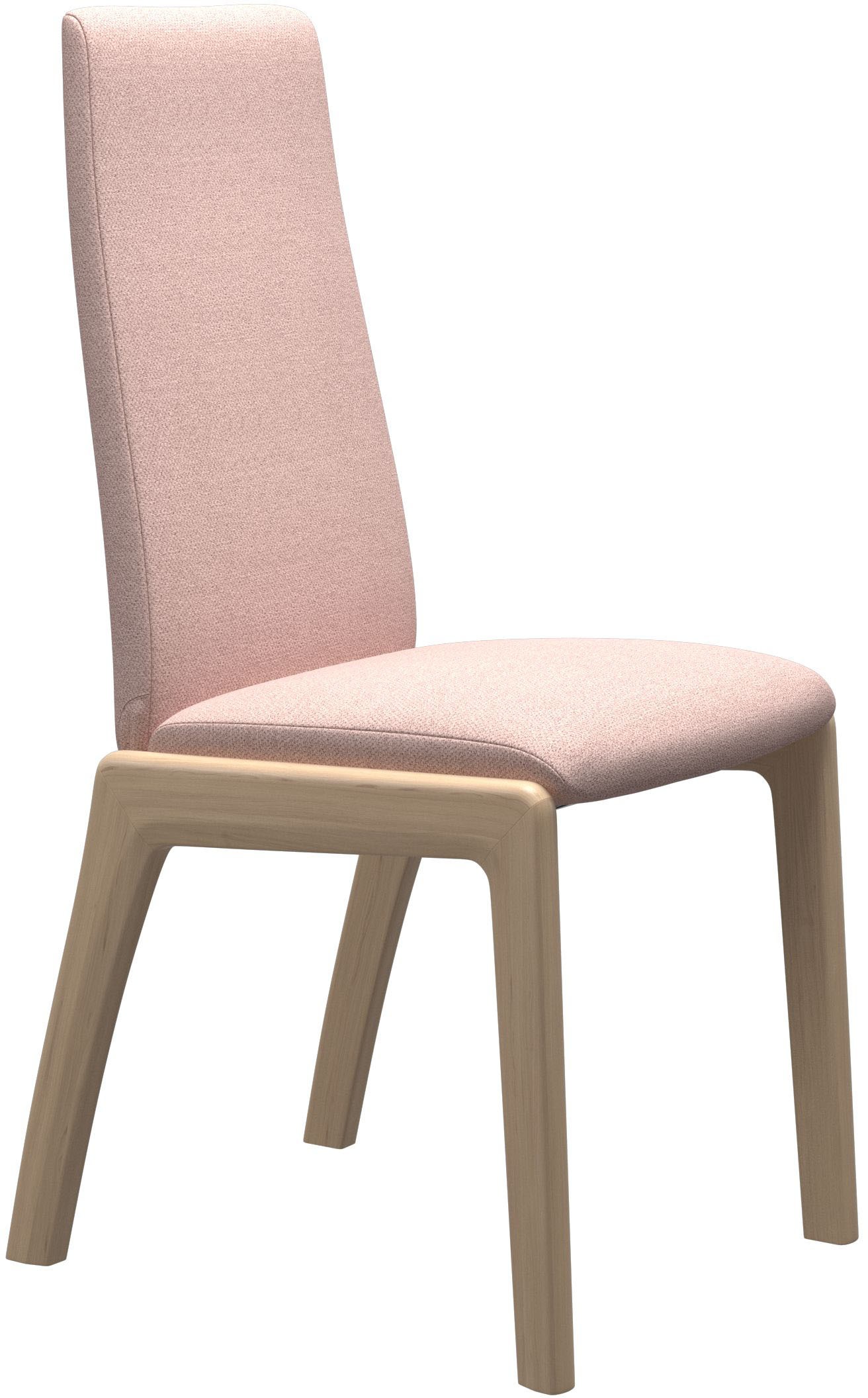 Stressless® Polsterstuhl »Laurel«, ROHLEDER Stoff Q2 FARON, High Back, Größe M, mit abgerundeten Beinen in Eiche natur