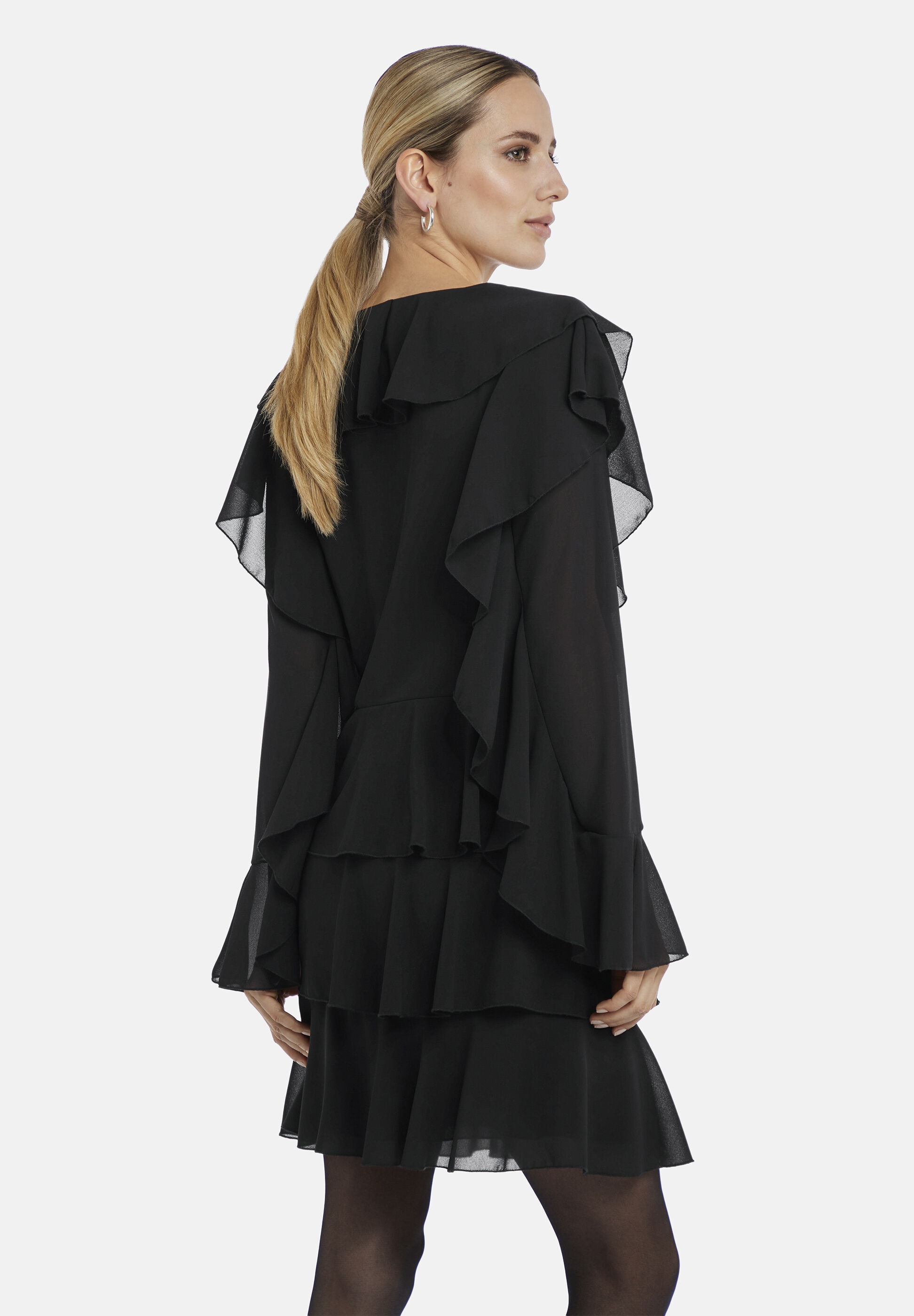 Nicowa Abendkleid »Nicowa Kleid NIWELA« Ohne Taschen aus feinem Chiffon