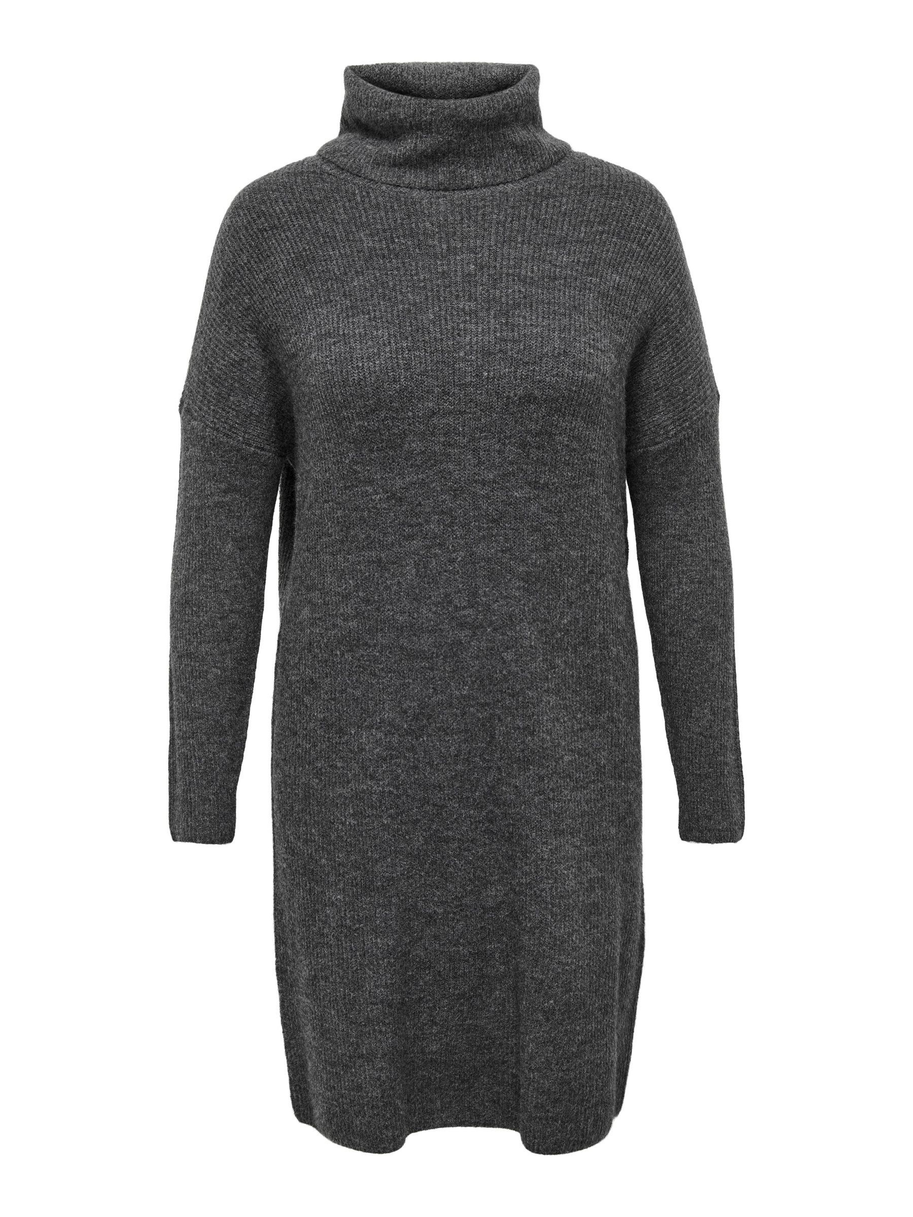 ONLY CARMAKOMA Strickkleid »CARJANA L/S COWLNCK DRESS WOOL KNT«