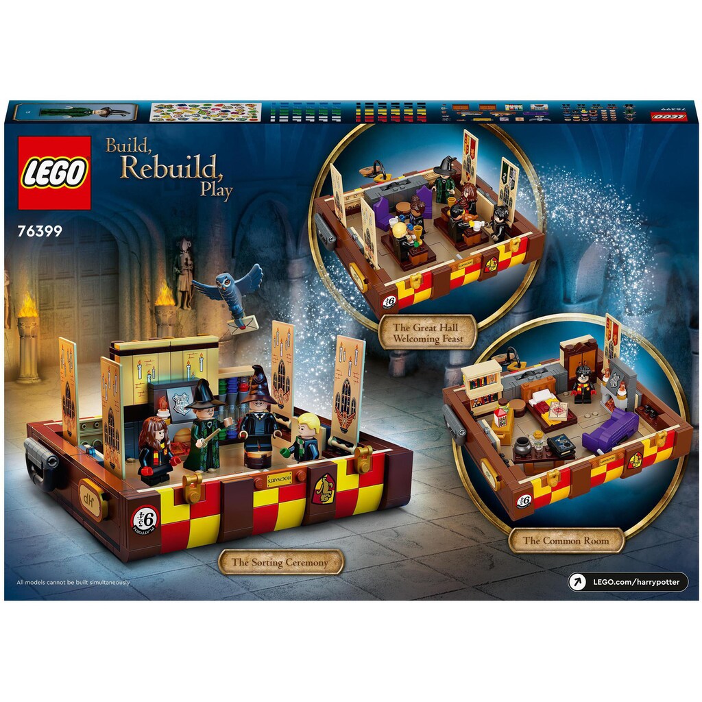 LEGO® Konstruktionsspielsteine »Hogwarts™ Zauberkoffer (76399), LEGO® Harry Potter™«, (603 St.), Made in Europe