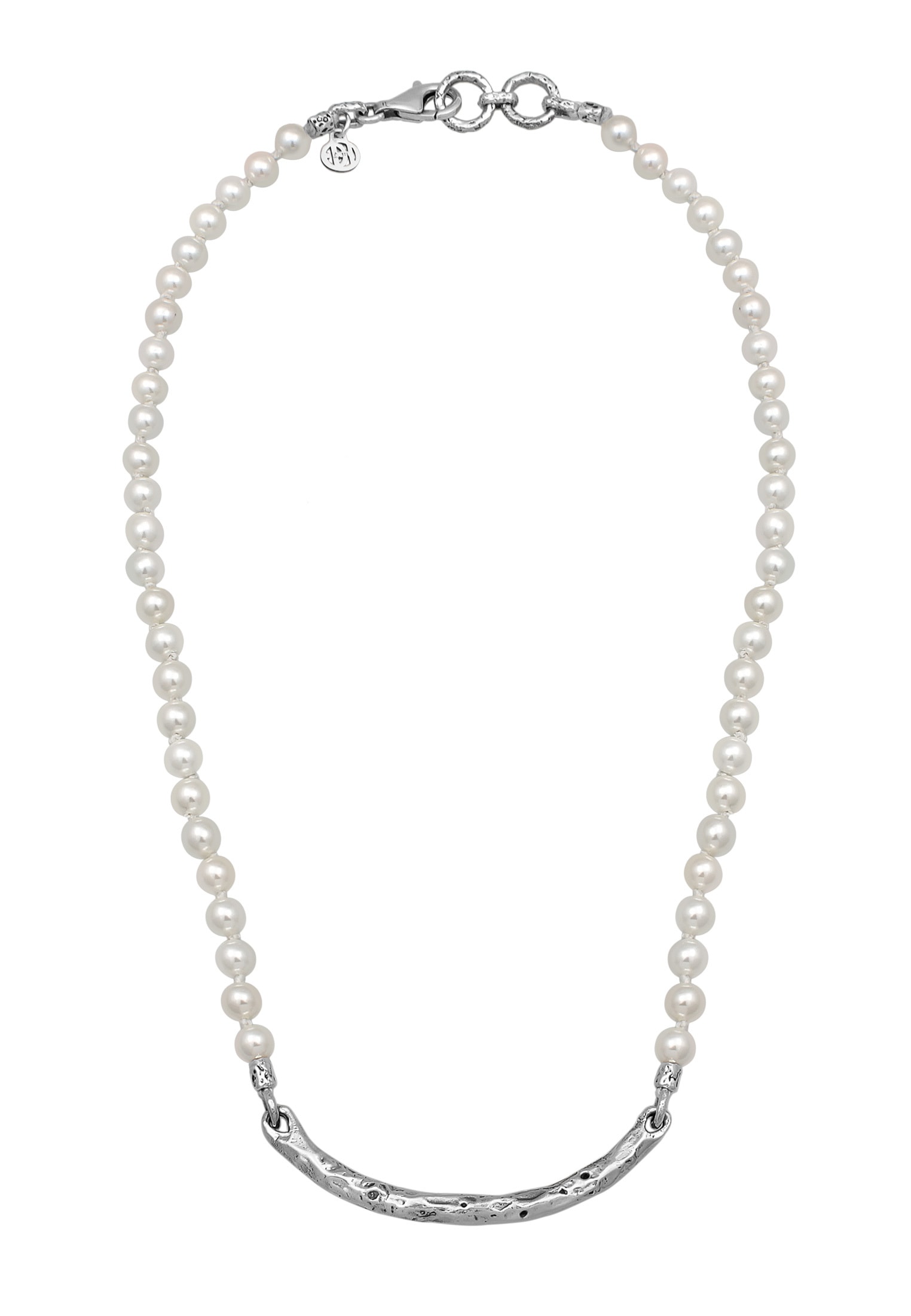 HAZE & GLORY Silberkette »Halskette Perlenkette Vintage Element 925 Silber«