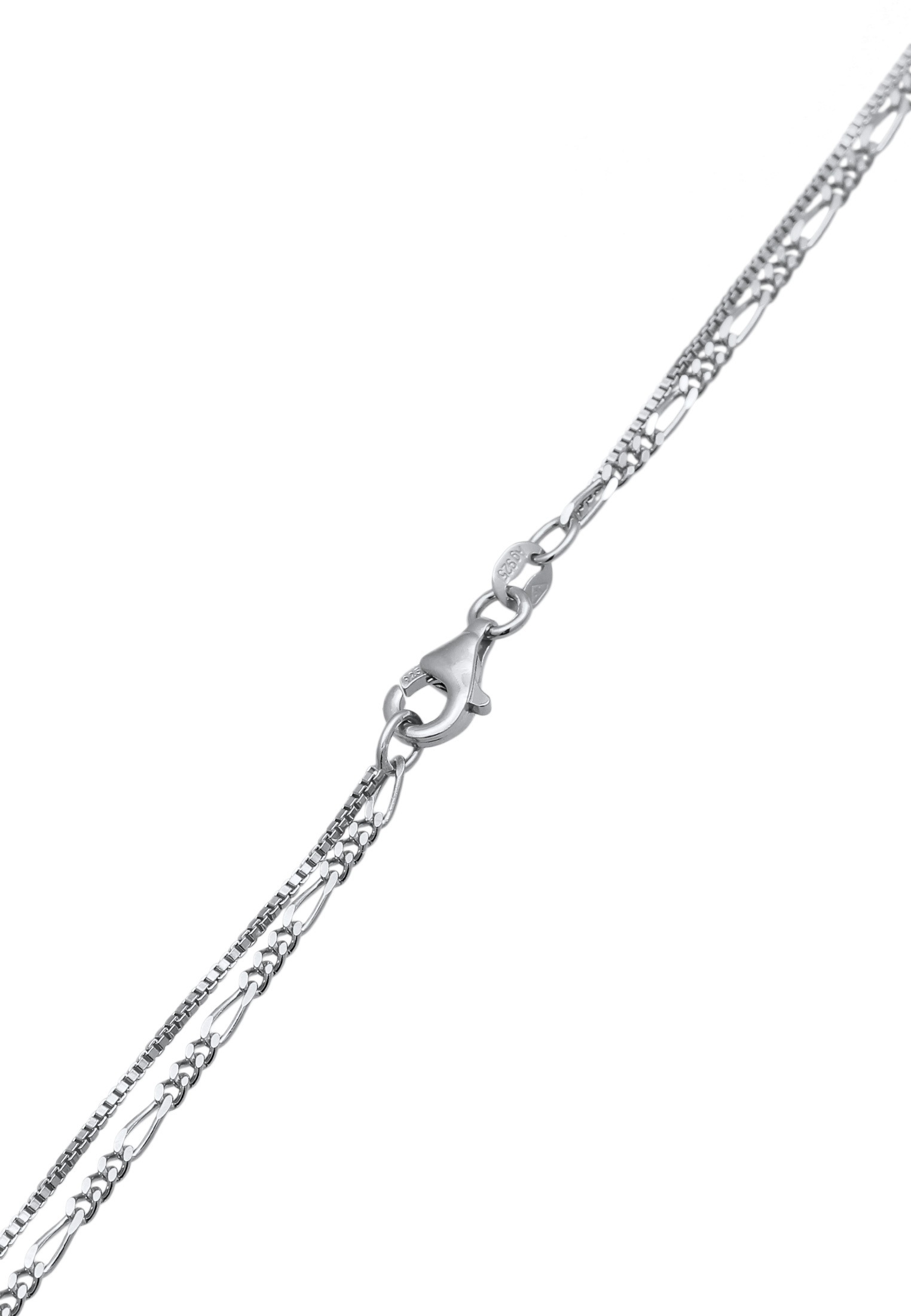 Elli Silberkette »Halskette Layer Tropfen 2-lagig 925 Sterling Silber«