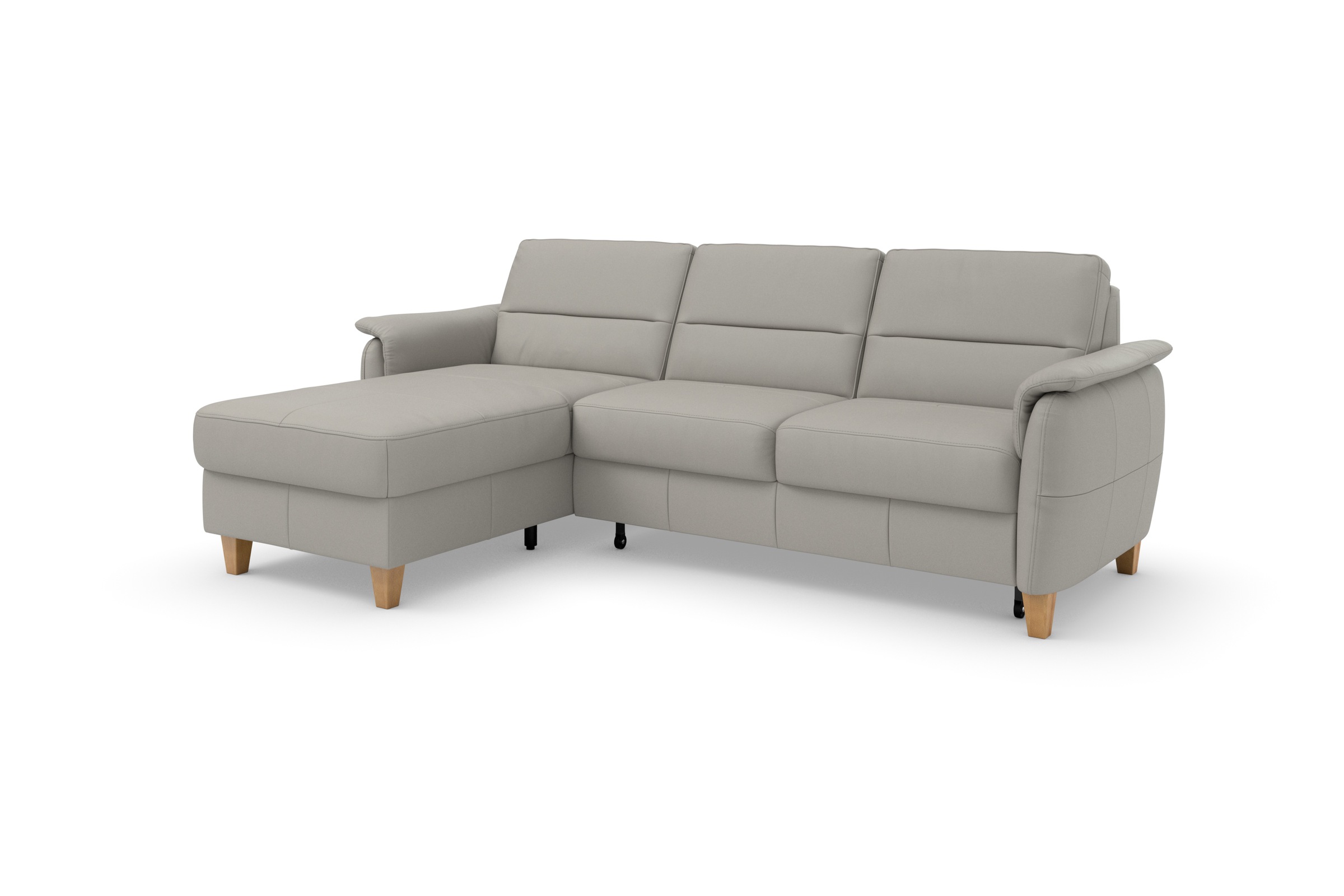 Home affaire Ecksofa »Palmera L-Form«, Federkern, wahlweise mit Bettfunktion und mit/ohne Bettkasten