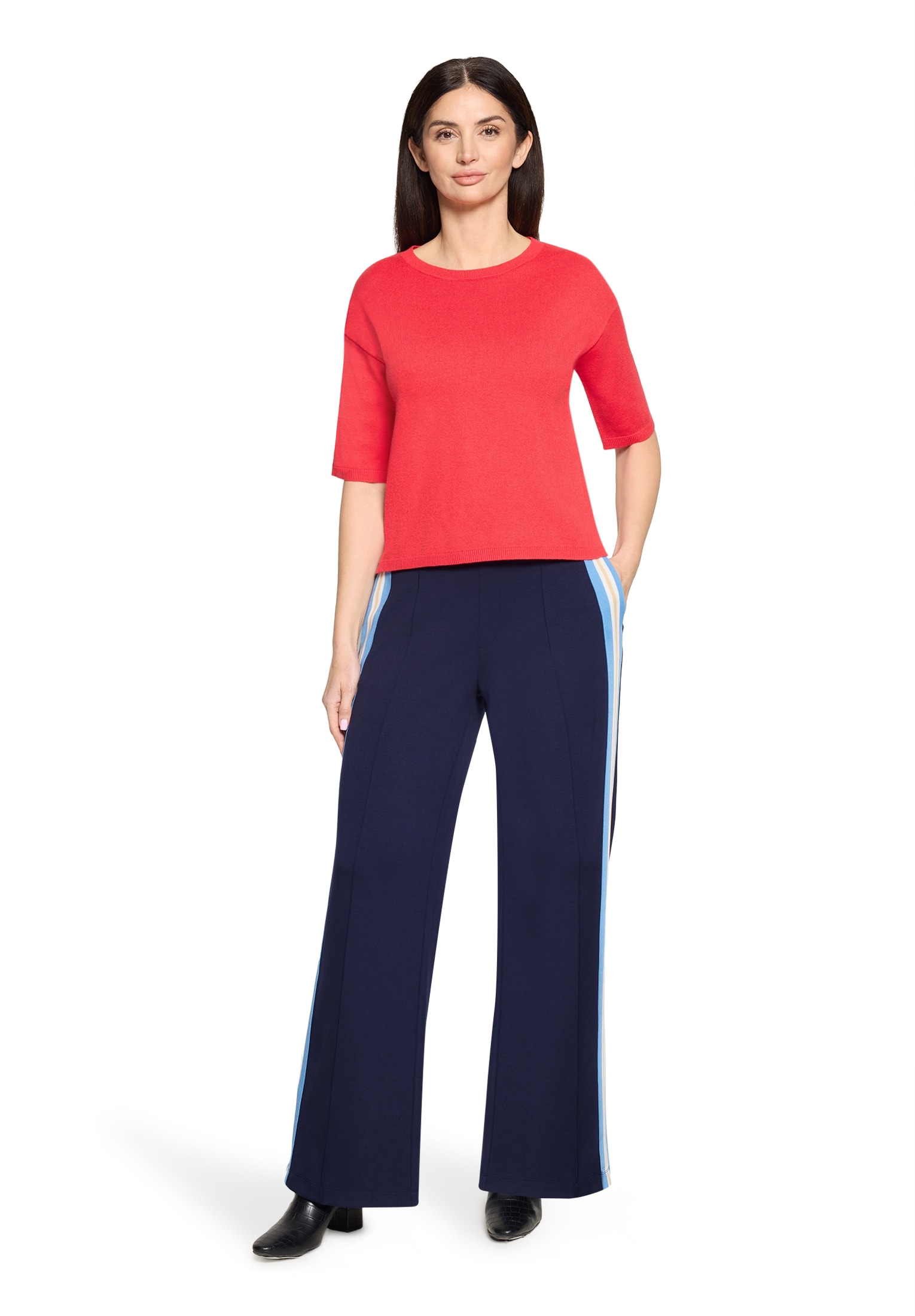 Cartoon Strickpullover »Strickpullover mit Rundhalsausschnitt«