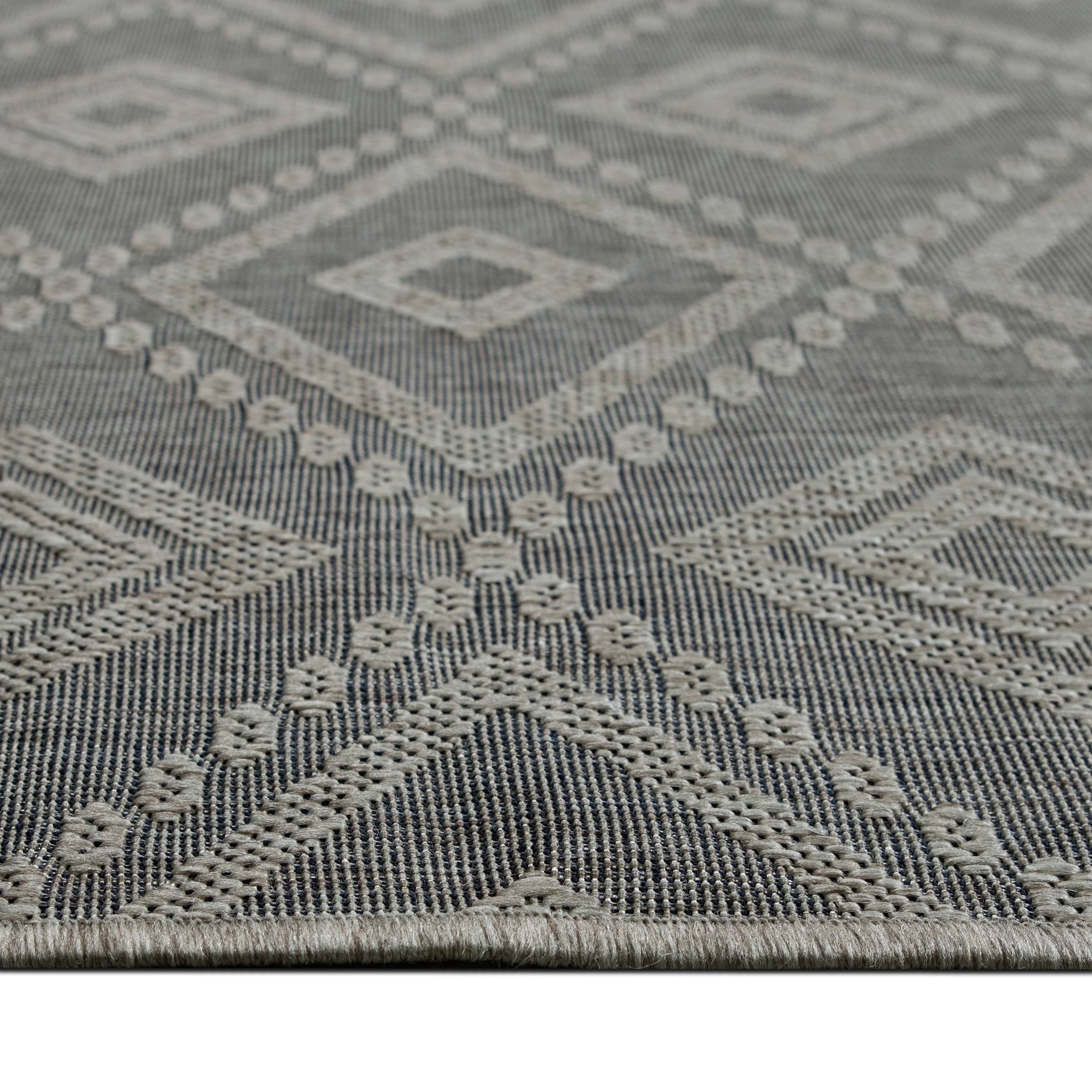 my home Teppich »Toronto auch als Läufer erhältlich« rechteckig 3 mm Höhe In- und Outdoor geeignet, Sisal-Optik, Wetterfest & UV-beständig, Boho