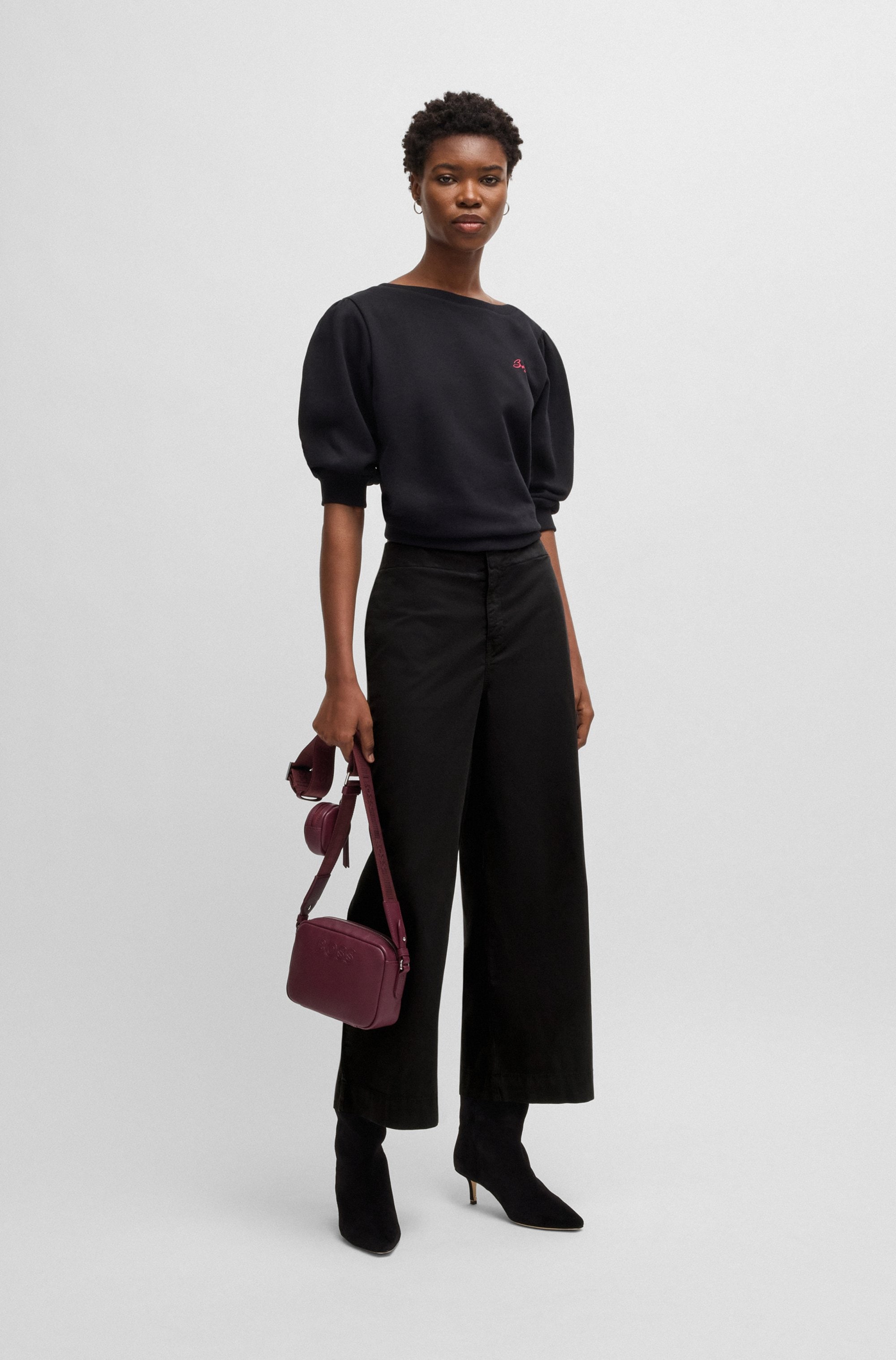 BOSS ORANGE Culotte »Tahiana Premium Damenmode«, in weiter Beinform