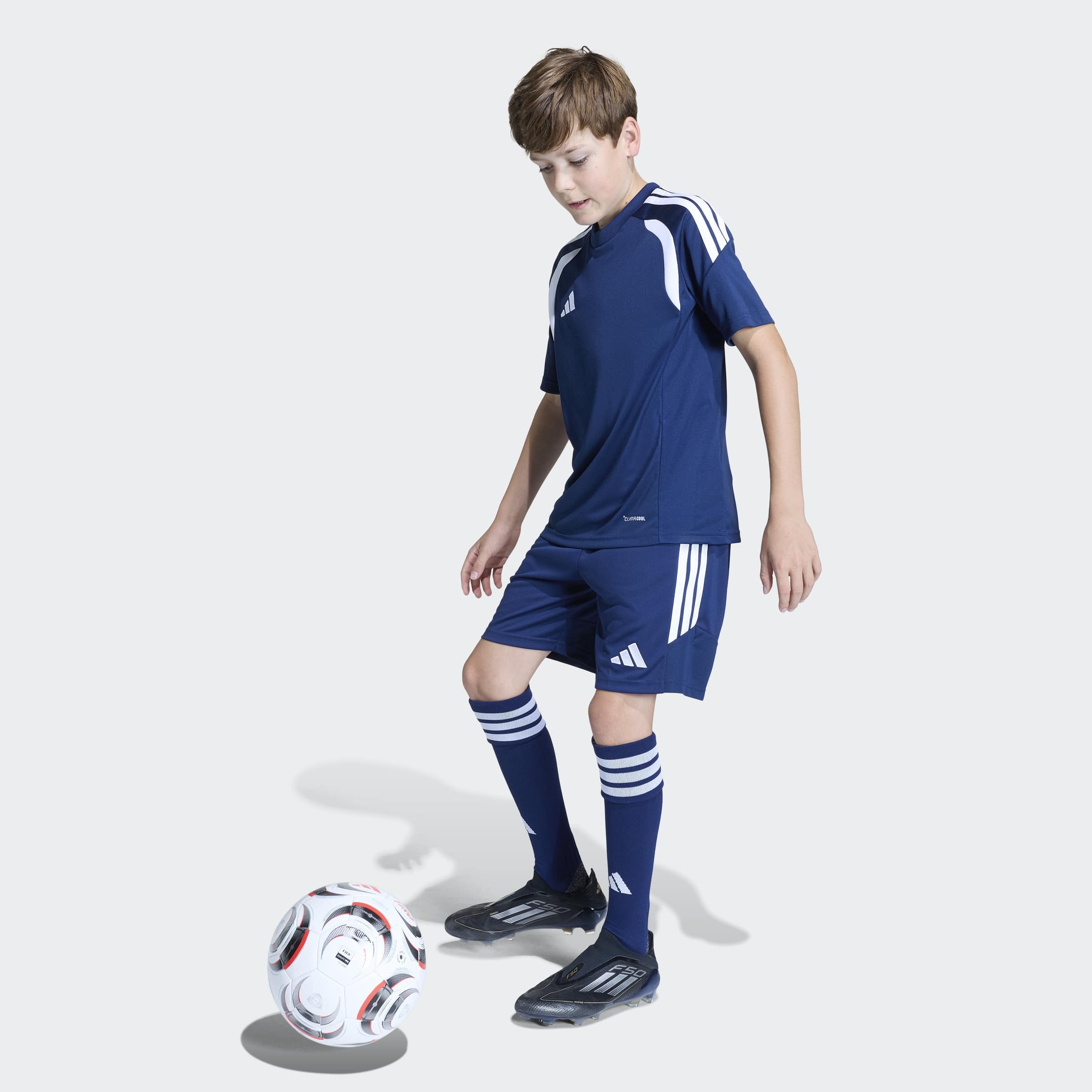 adidas Performance Fußballtrikot »TIRO26 LIGA KIDS TRIKOT« für Kinder, ohne Verschluss, mit climacool®