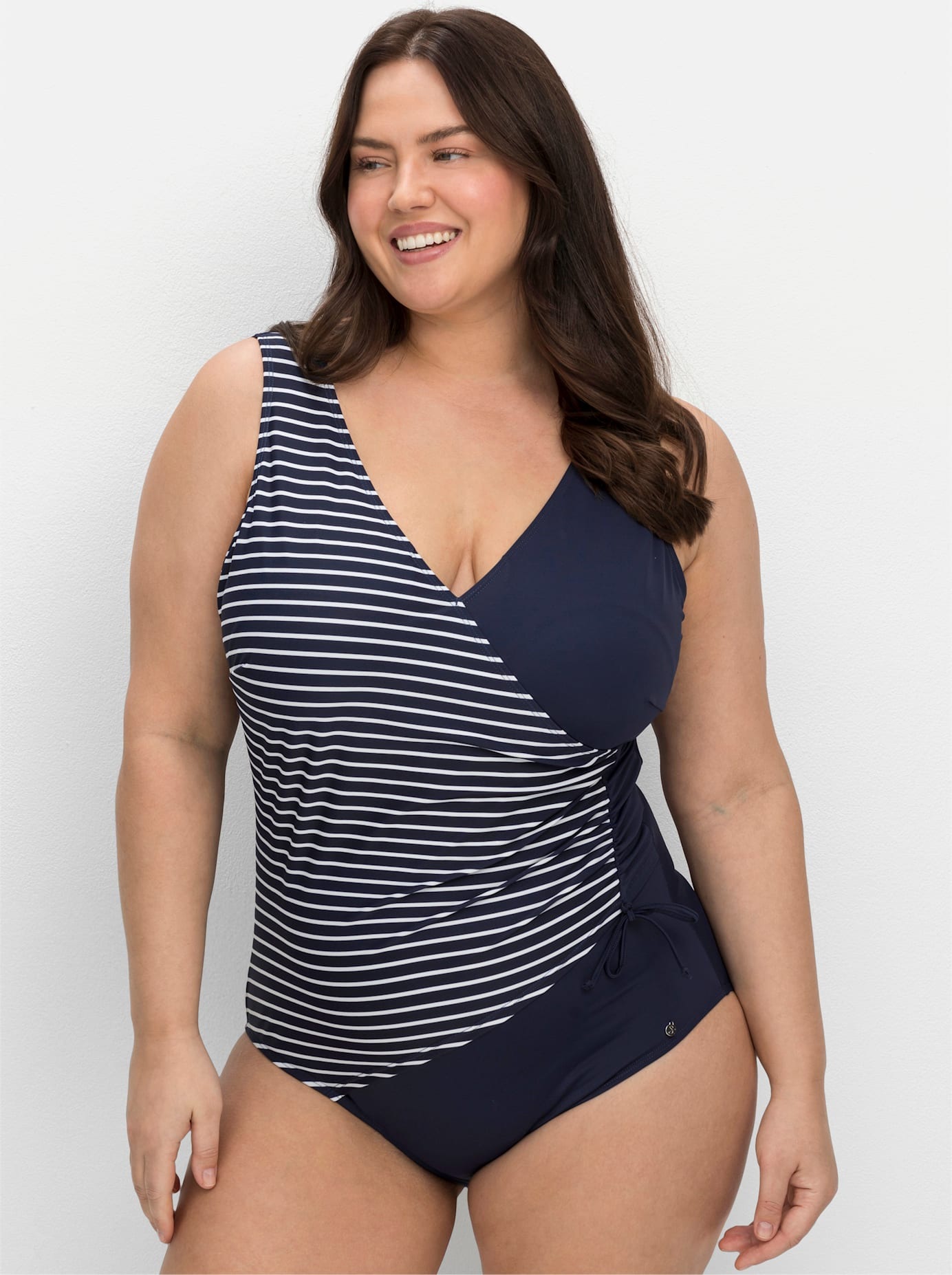 Sheego, Damen, Badeanzug, marine, Cup B, 54 - Cup B, marine, Cup B, C, D, E, F