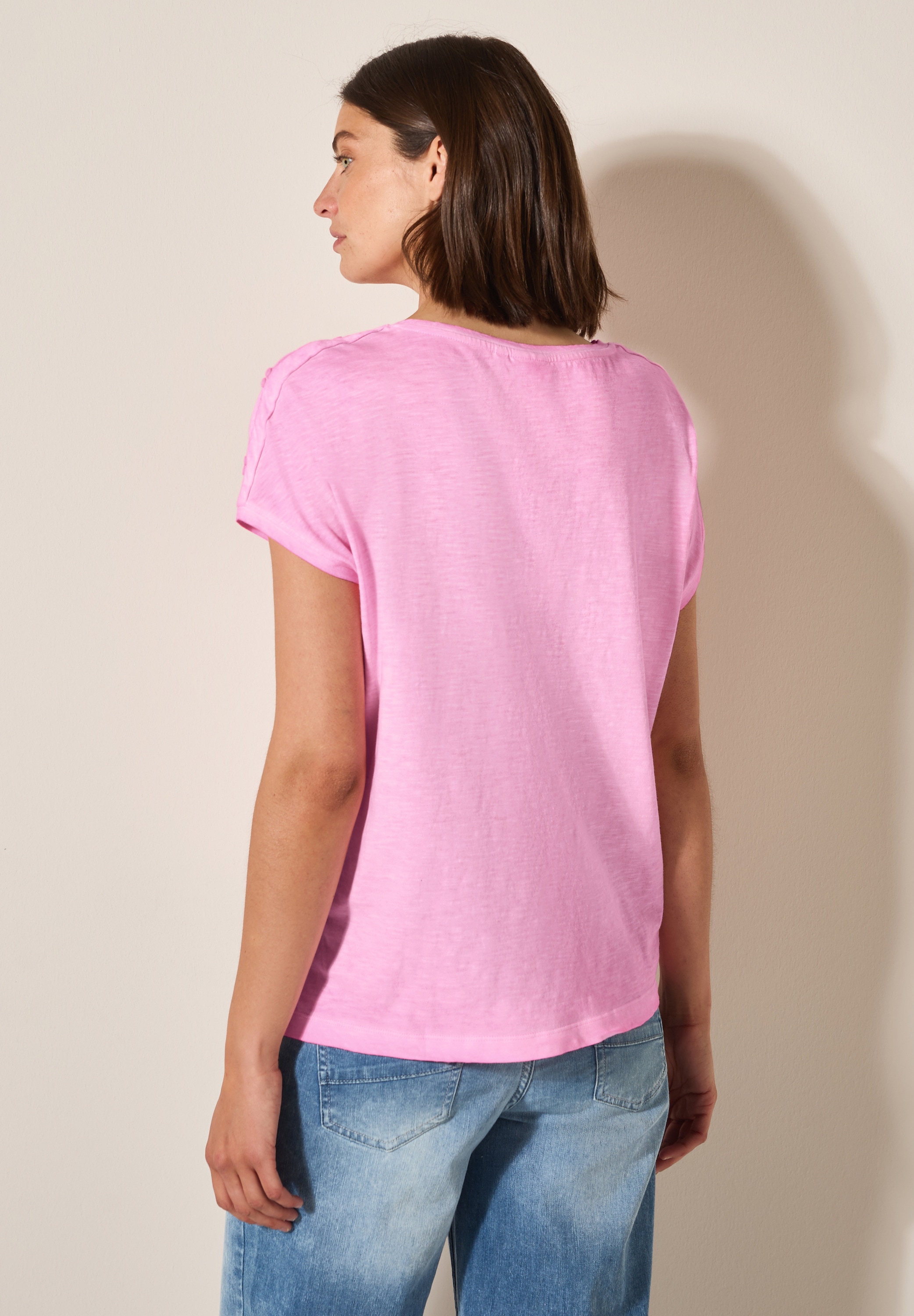 Cecil T-Shirt, mit Knopfdetail
