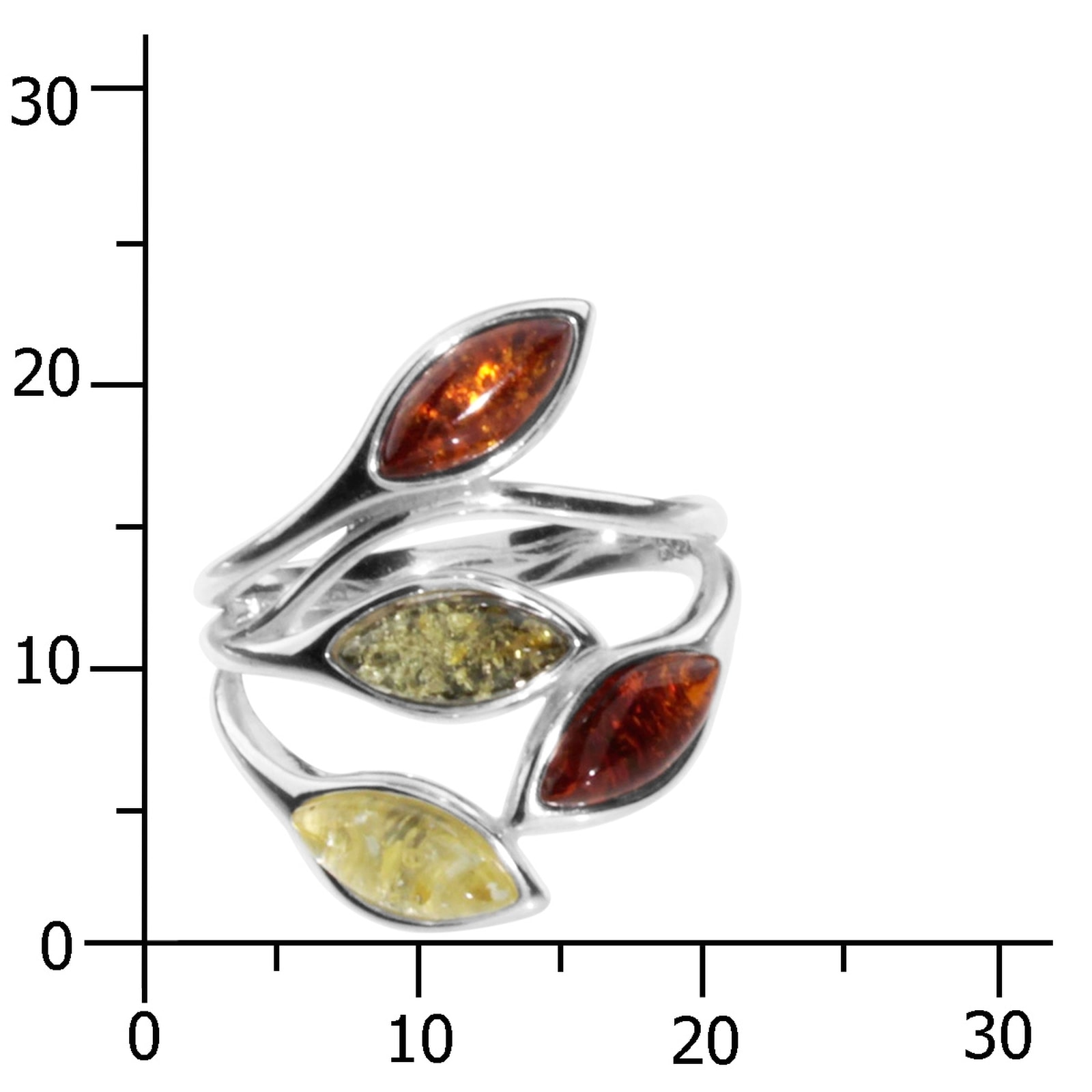 OSTSEE-SCHMUCK Fingerring »Ostsee-Schmuck Ring Smilla-Lotta Ring Smilla-Lotta«