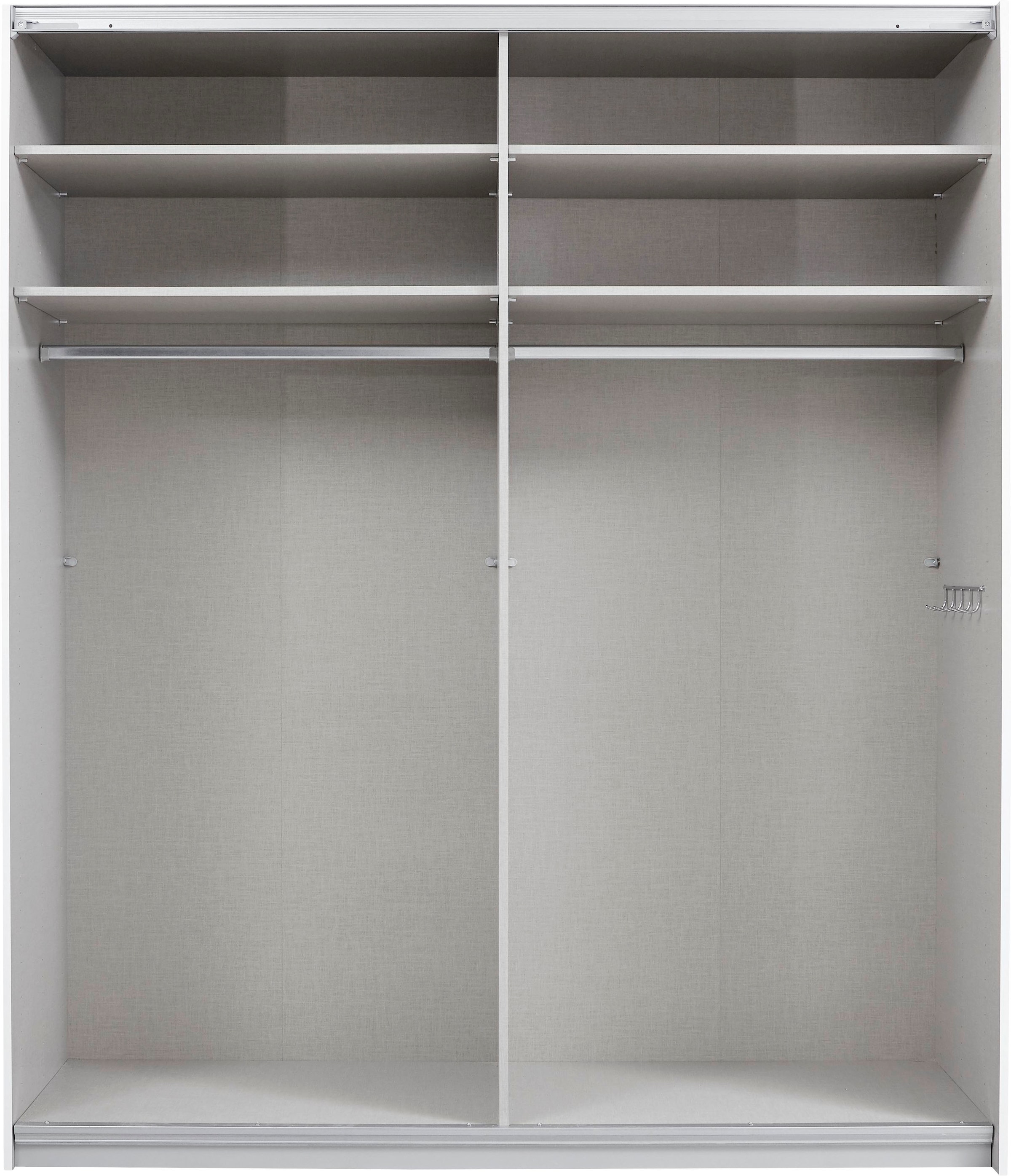 rauch Schwebetürenschrank »Quadra Kleiderschrank BESTSELLER Schrank Gaderobe«, mit Möglichkeit zur individuellen Frontgestaltung, leichtgängige Türen